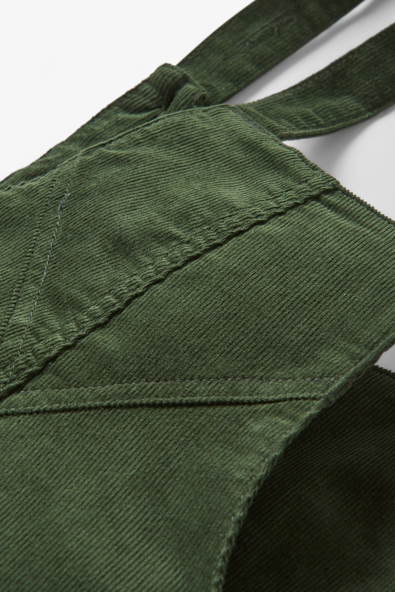PASSENGER - Meadows Organic Cotton Corduroy Dungarees - Fir Tree - BACKYARD