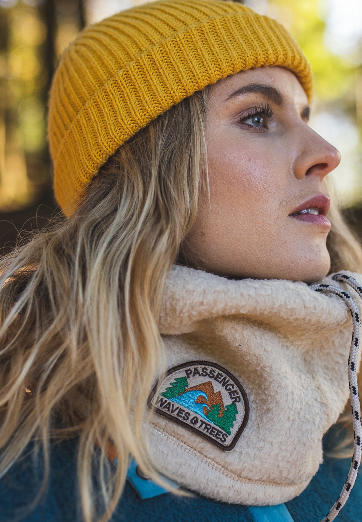 PASSENGER - Mulled Sherpa Fleece Snood - Oatmeal - BACKYARD