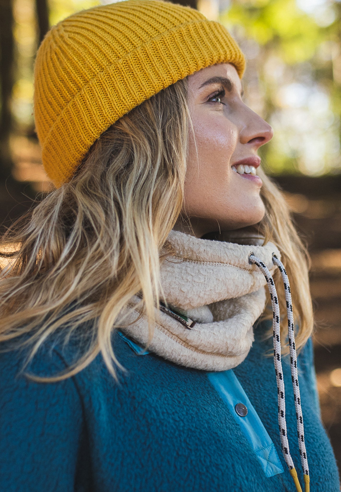 PASSENGER - Mulled Sherpa Fleece Snood - Oatmeal - BACKYARD