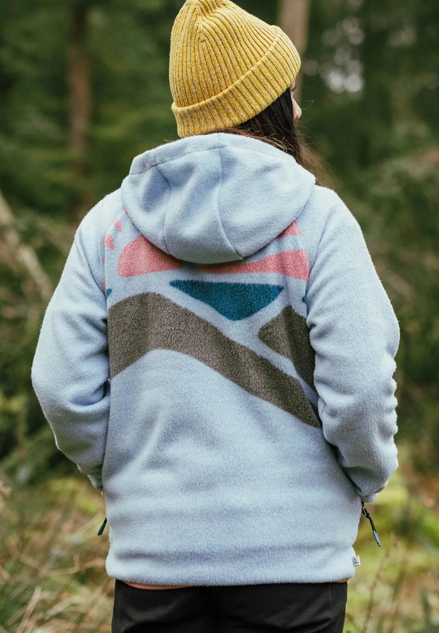 PASSENGER - North Coast Vista 2.0 Full Zip Recycled Sherpa Fleece - Blue Fog - BACKYARD