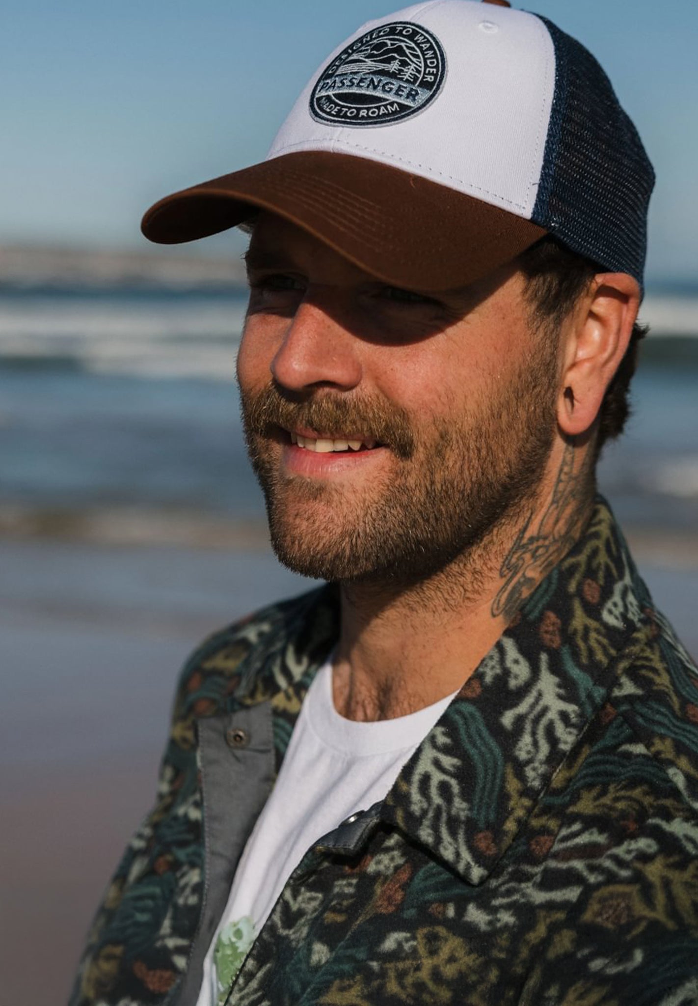 PASSENGER - Odyssey Mesh Snapback Cap - Rich Navy Rubber - BACKYARD