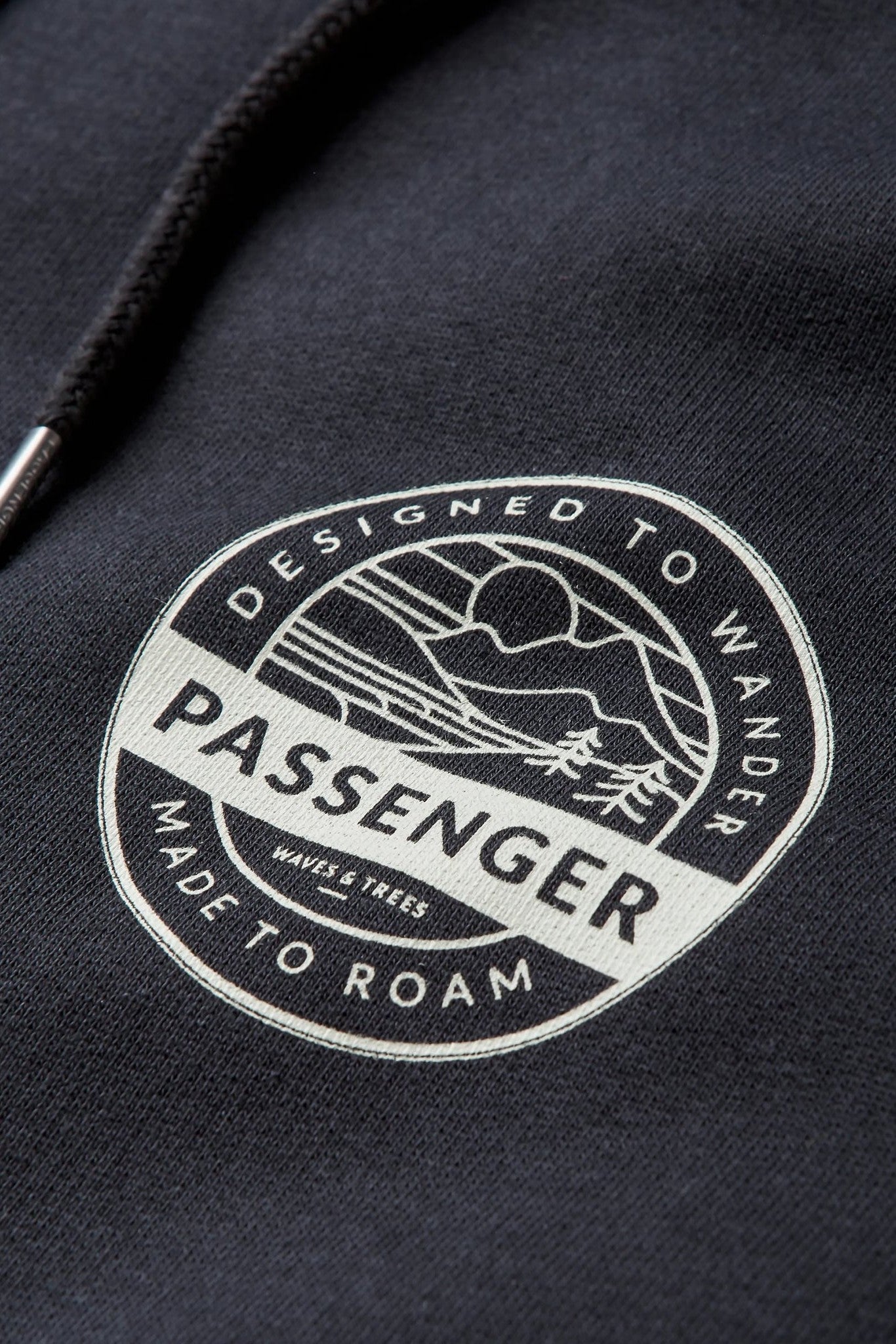 PASSENGER - Odyssey Organic Cotton Hoodie - Black - BACKYARD
