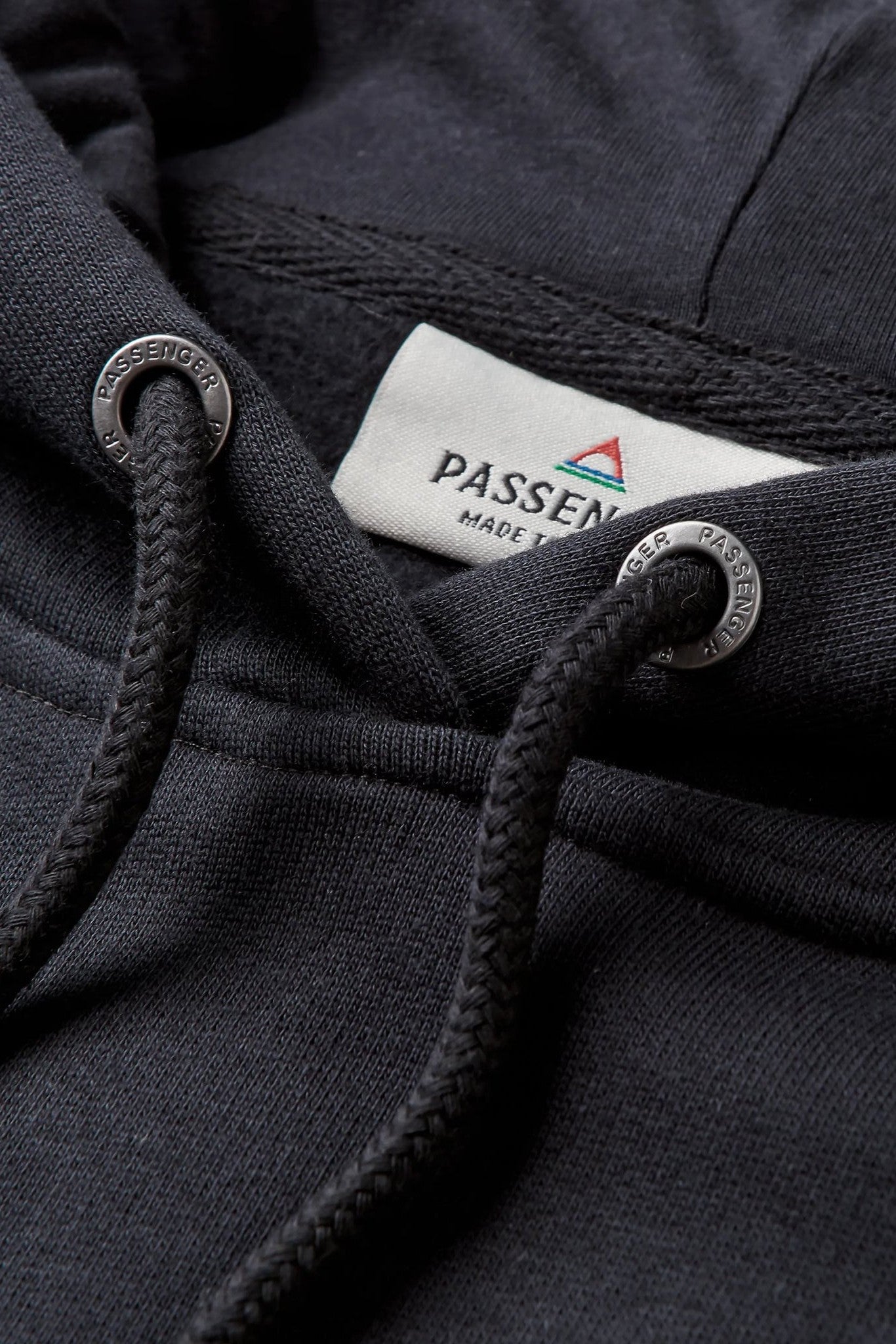 PASSENGER - Odyssey Organic Cotton Hoodie - Black - BACKYARD