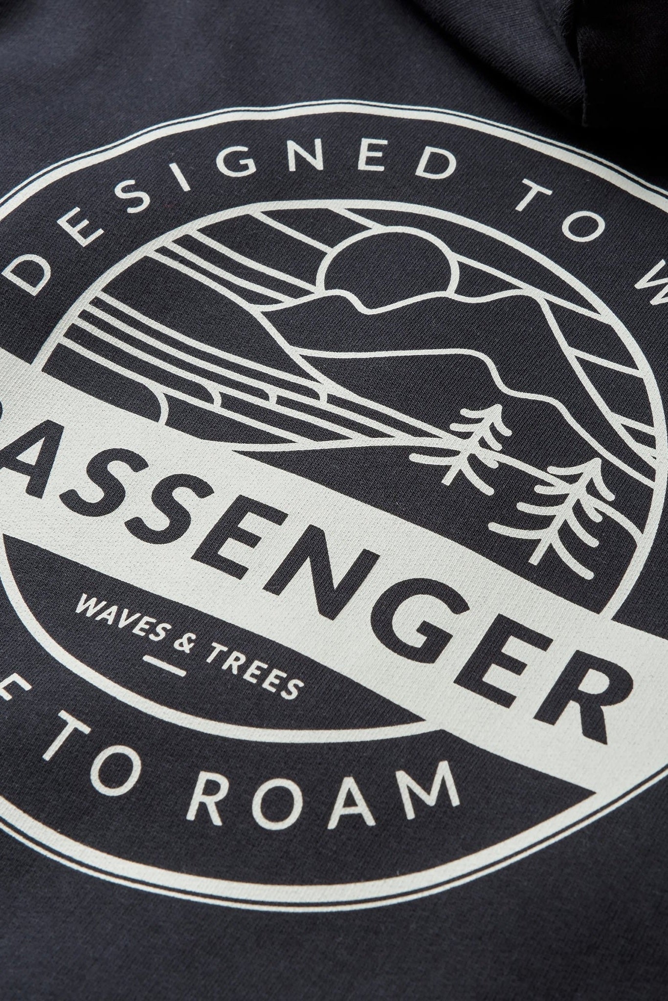 PASSENGER - Odyssey Organic Cotton Hoodie - Black - BACKYARD