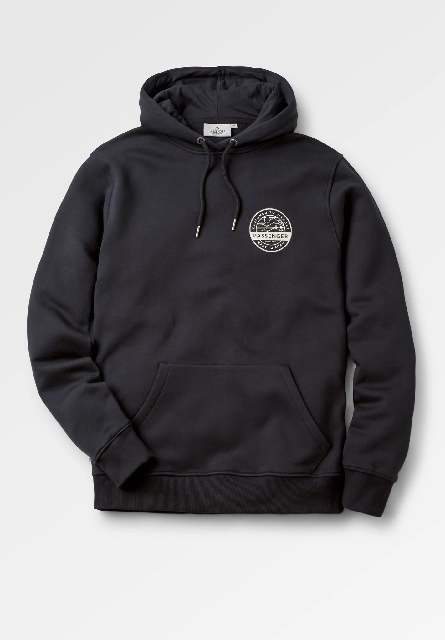 PASSENGER - Odyssey Organic Cotton Hoodie - Black - BACKYARD