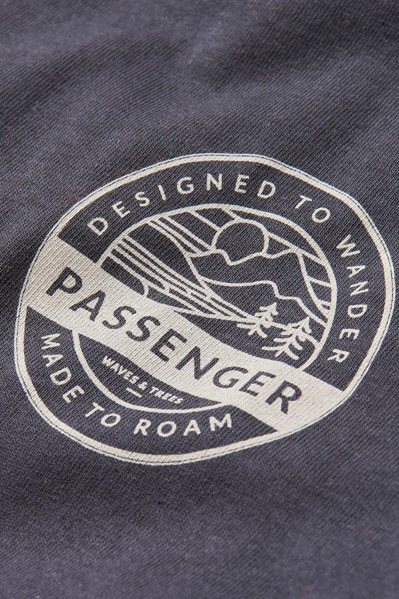 PASSENGER - Odyssey Recycled Cotton T-Shirt - Black - BACKYARD
