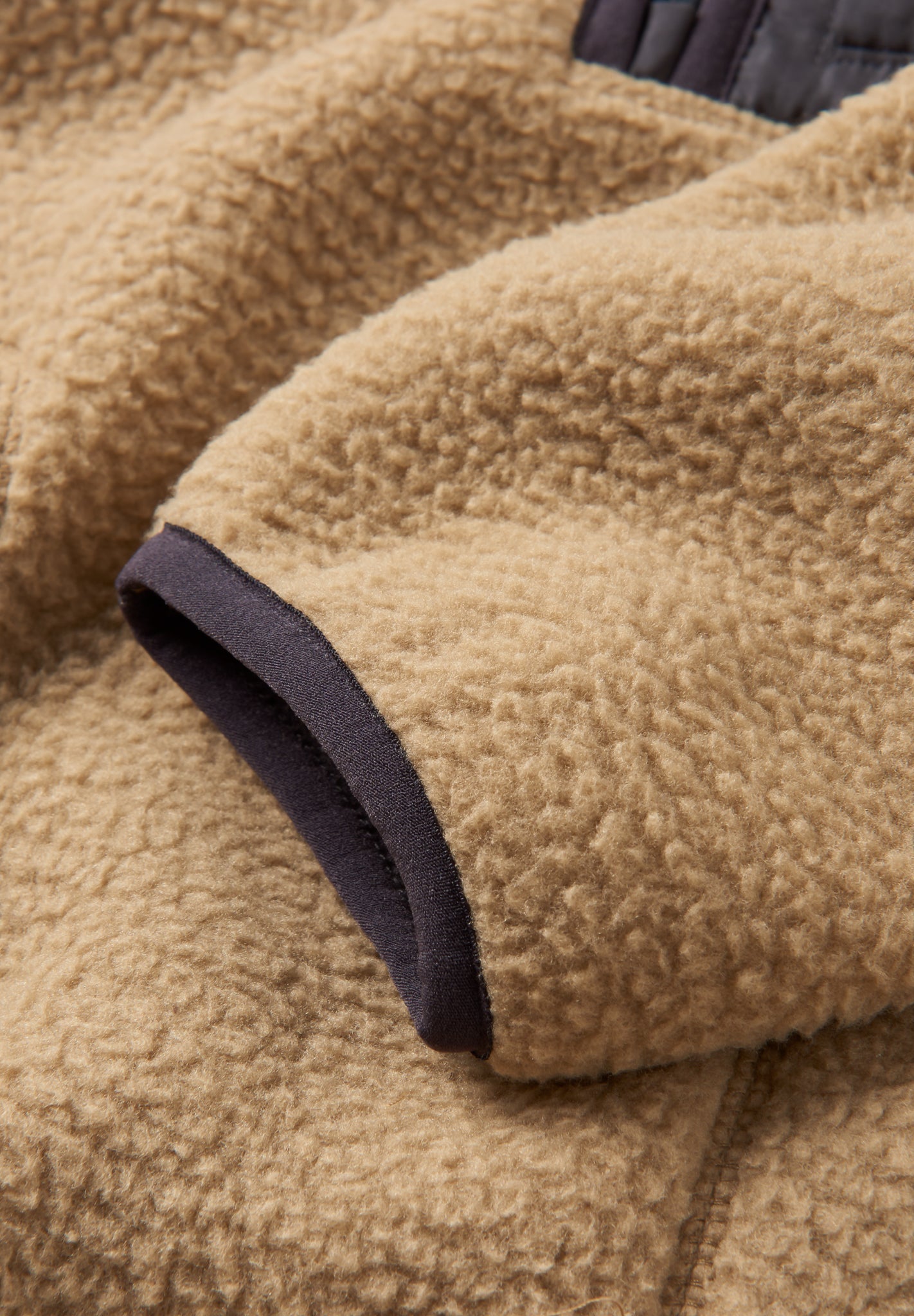 PASSENGER - Offgrid 2.0 1/2 Zip Recycled Sherpa - Fleece - Biscuit - BACKYARD