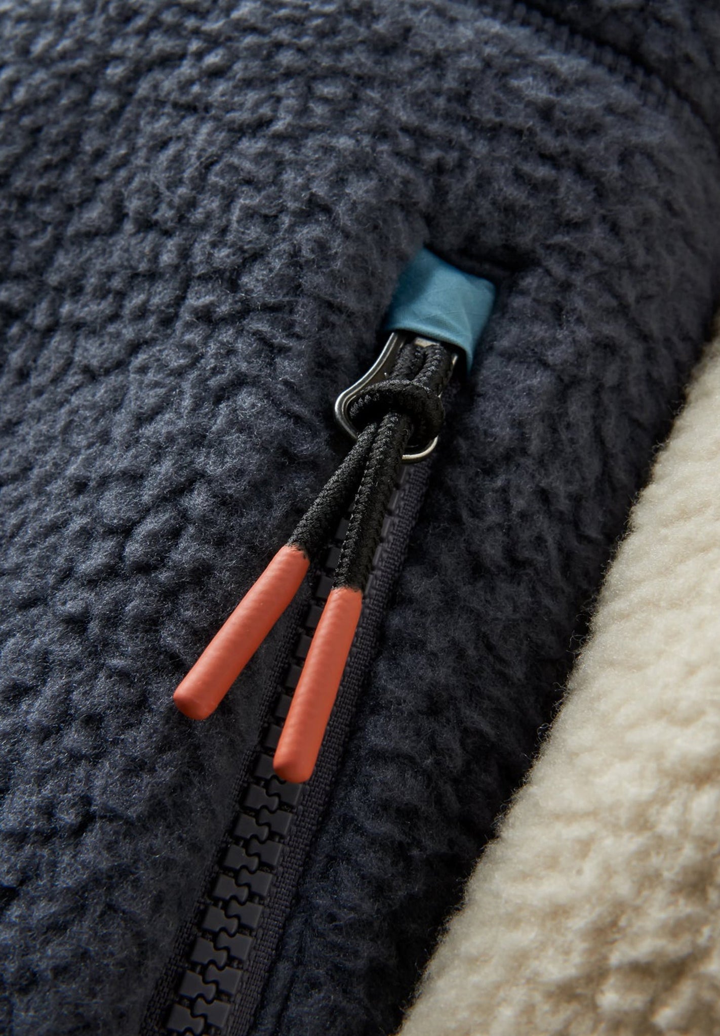 PASSENGER - Offgrid 2.0 1/2 Zip Recycled Sherpa - Fleece - Oatmeal Charcoal - BACKYARD