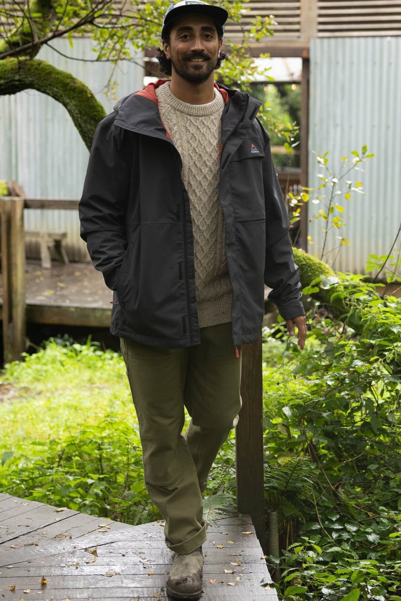PASSENGER - Overland Waterproof Jacket - Black - BACKYARD