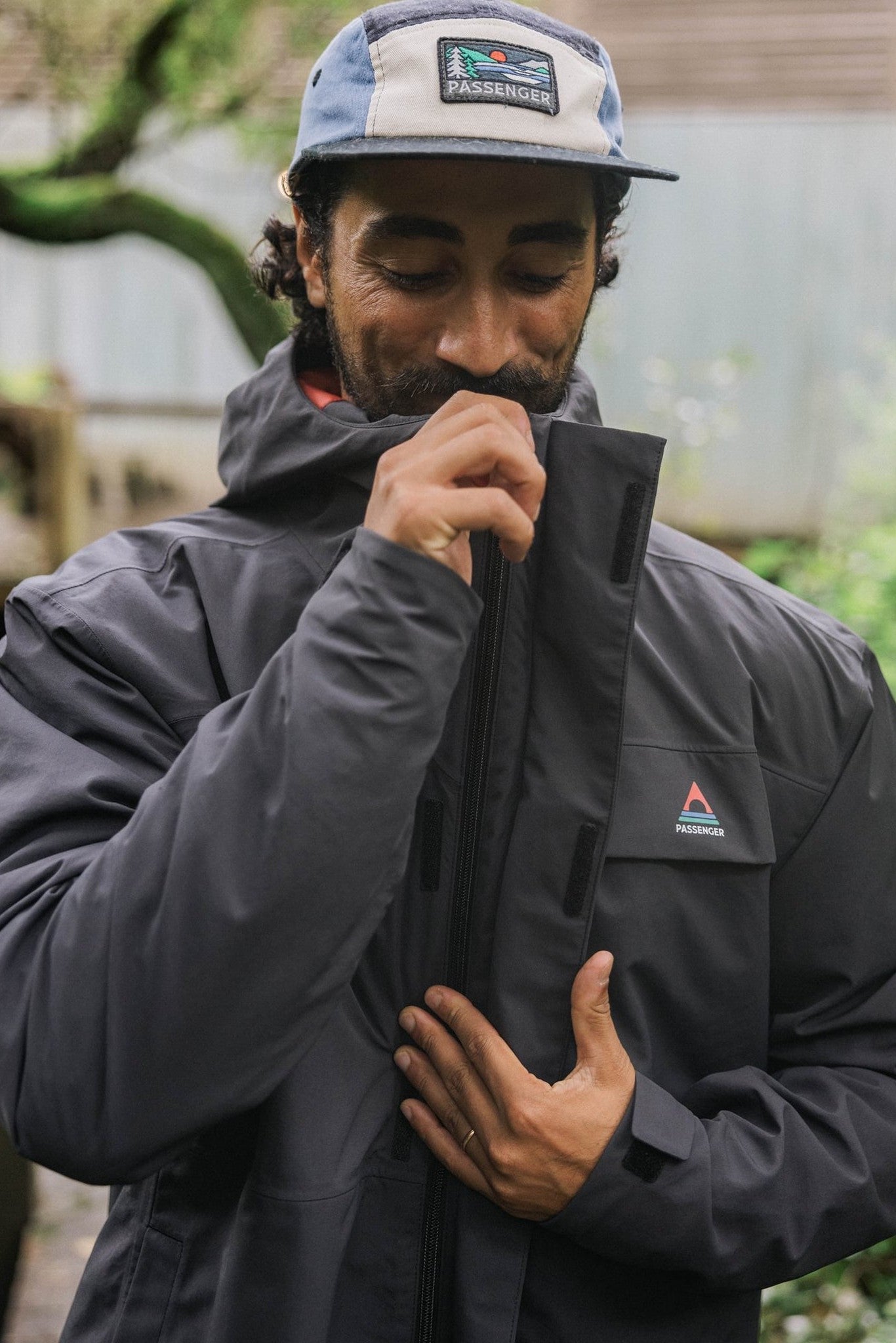 PASSENGER - Overland Waterproof Jacket - Black - BACKYARD