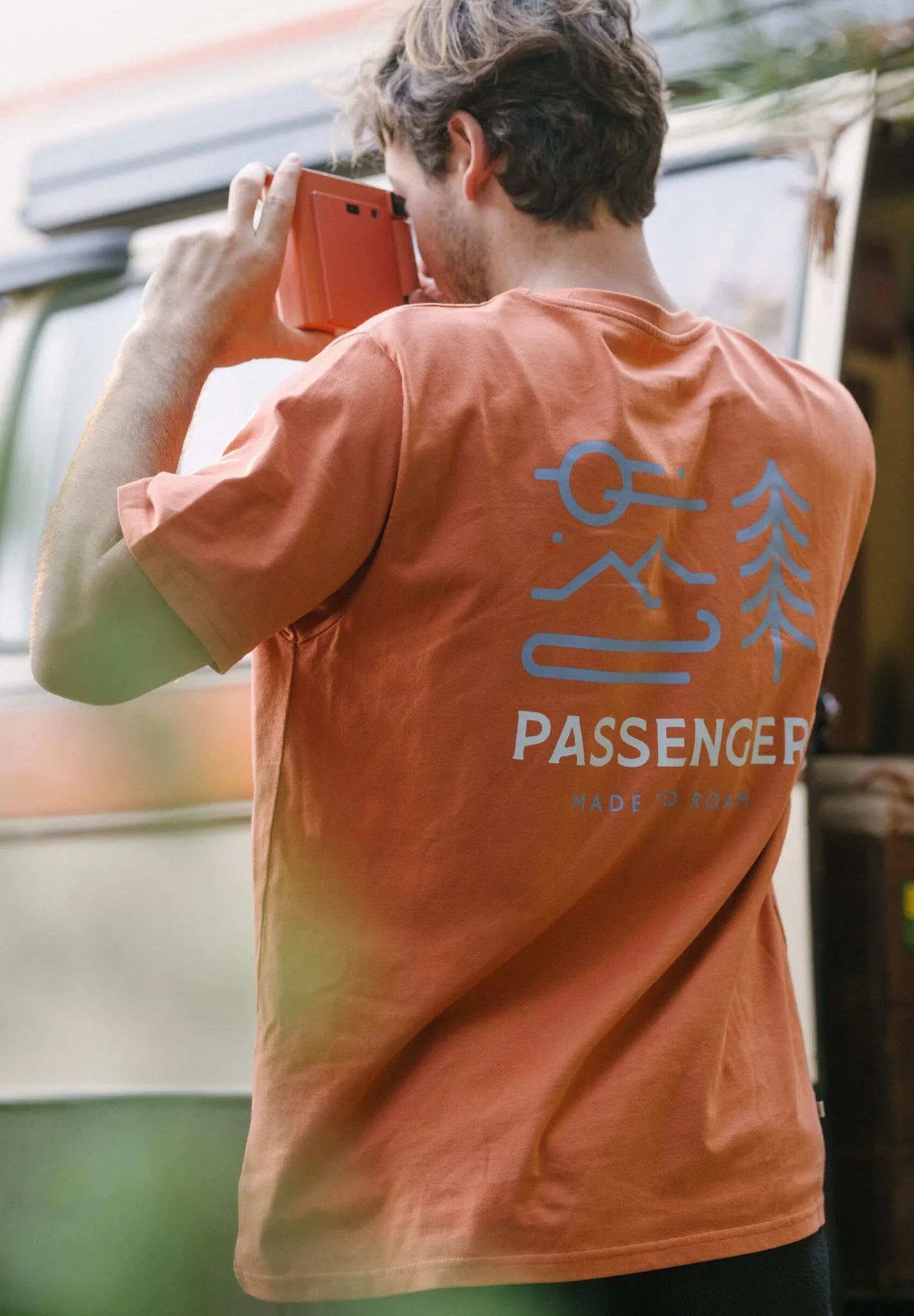 PASSENGER - Phoenix Organic Cotton T-Shirt - Burnt Orange - BACKYARD