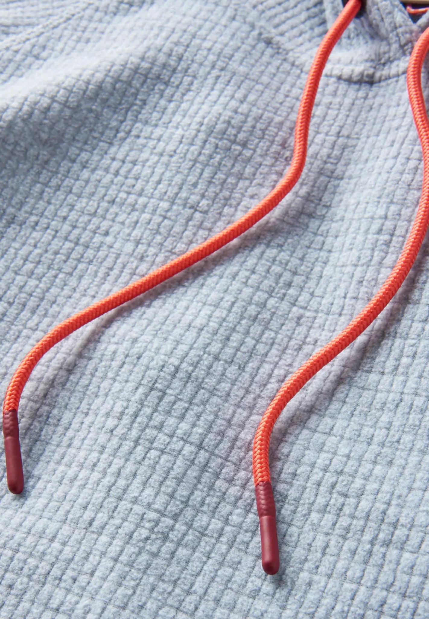 PASSENGER - Point Grid Recycled Fleece Hoodie - Grey Marl - BACKYARD