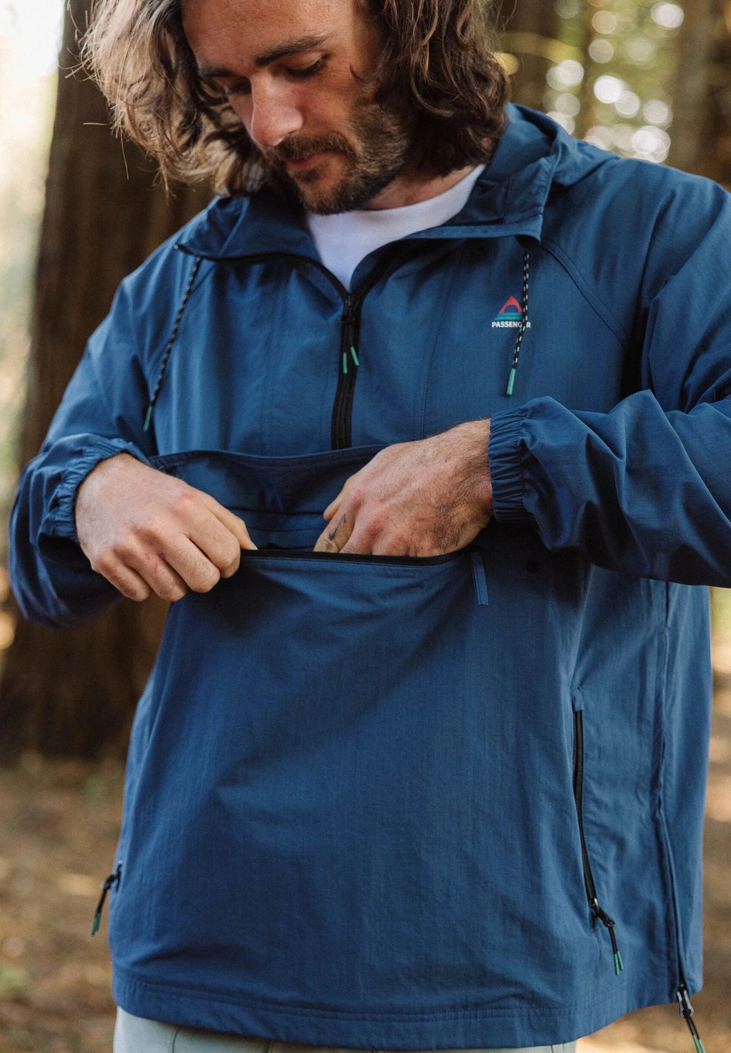 PASSENGER - Seek Out Water Resistant Jacket - Dark Denim - BACKYARD