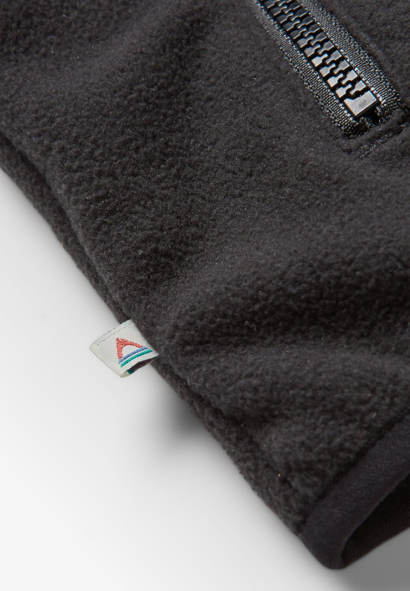 PASSENGER - Set Off Recycled Polar 1/4 Zip Fleece - Mountain Geo Charcoal - BACKYARD