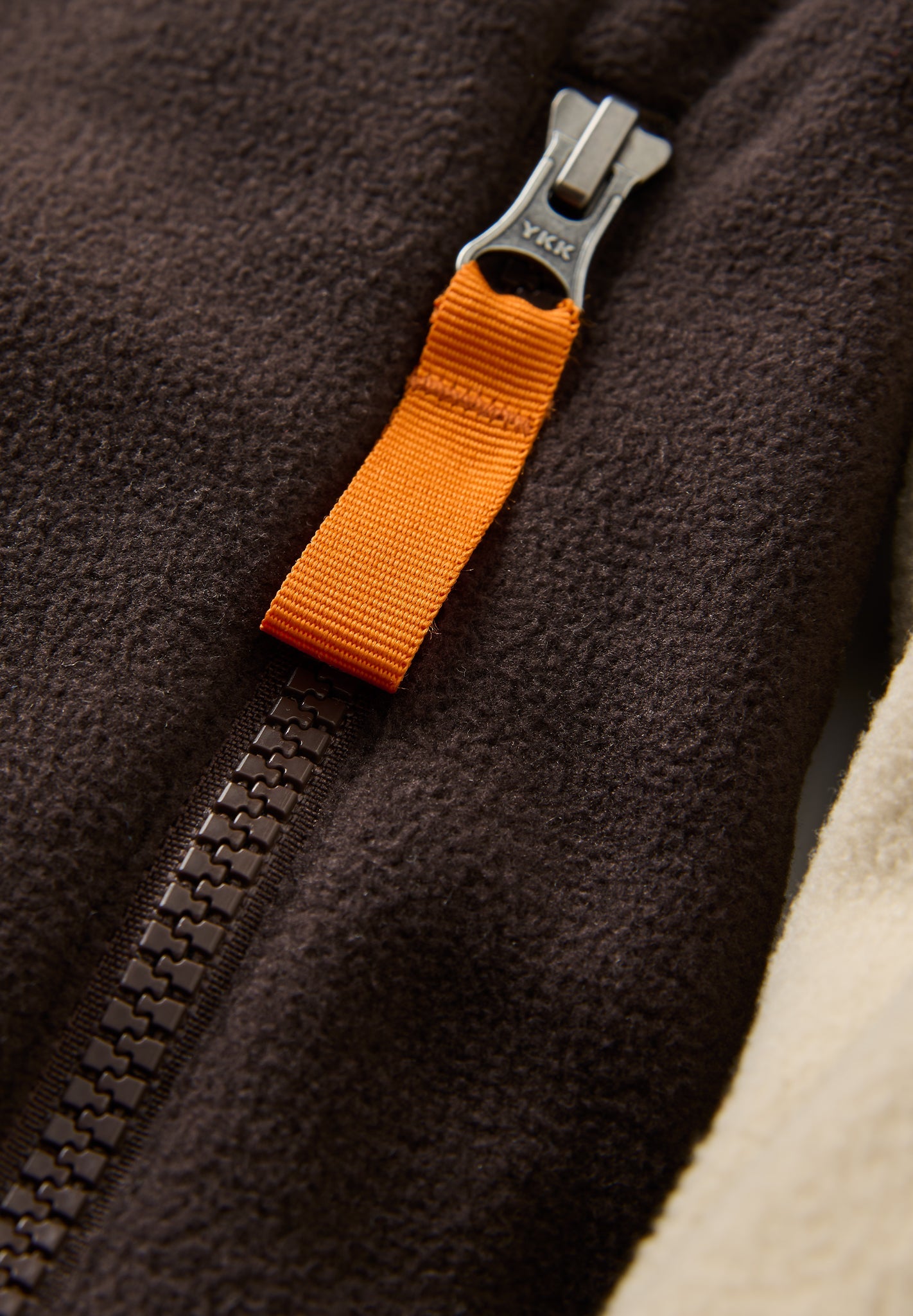 PASSENGER - Set Off Recycled Polar 1/4 Zip Fleece - Oatmeal Espresso - BACKYARD