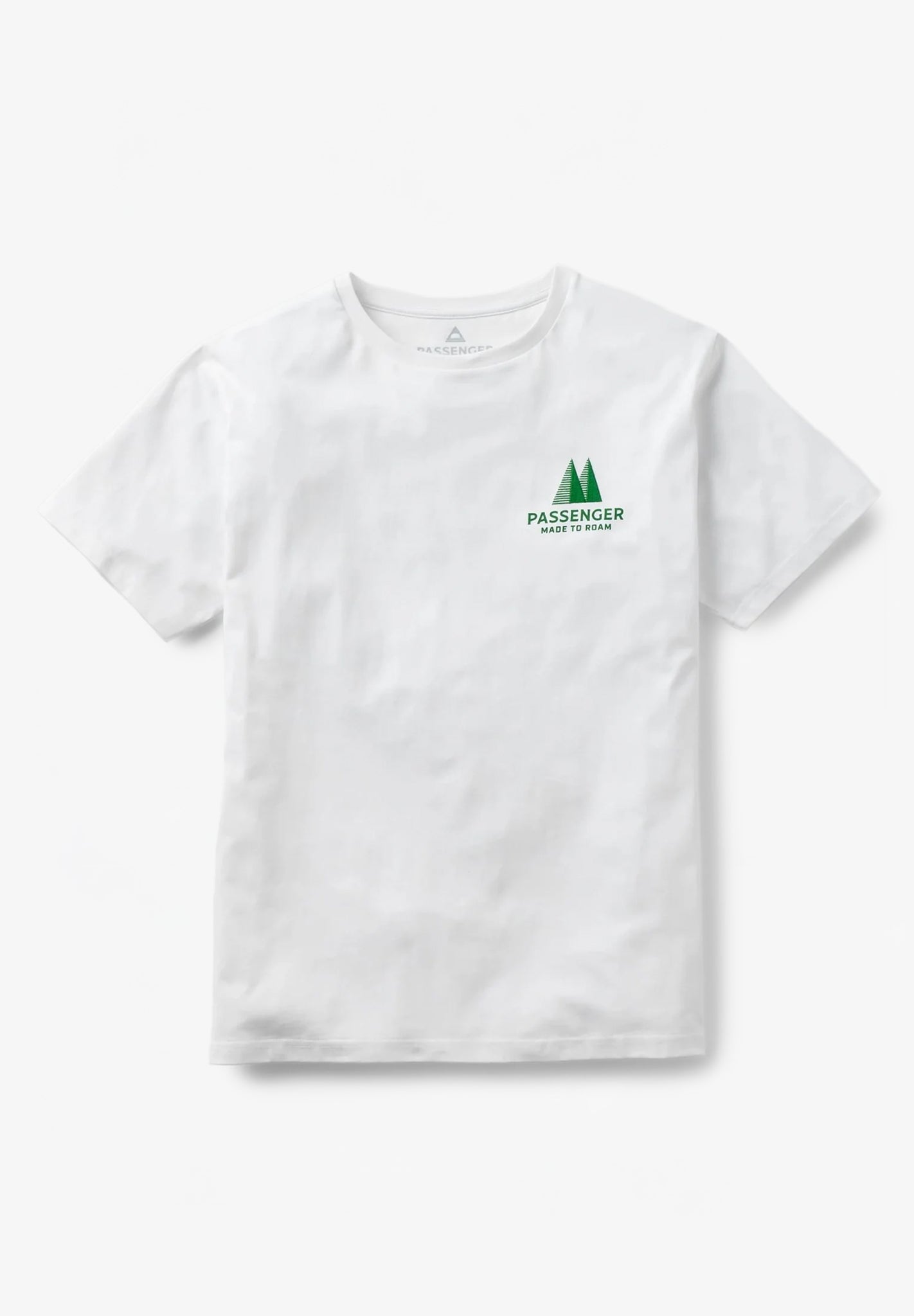 PASSENGER - Trees Organic Cotton T-Shirt - White - BACKYARD