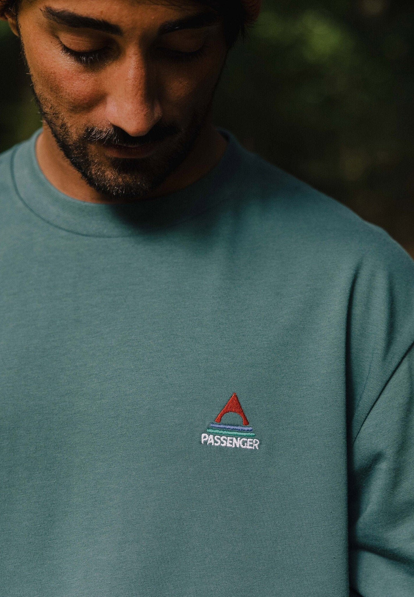 PASSENGER - Vita Organic Relaxed Fit LS T-Shirt - Deep Ocean - BACKYARD