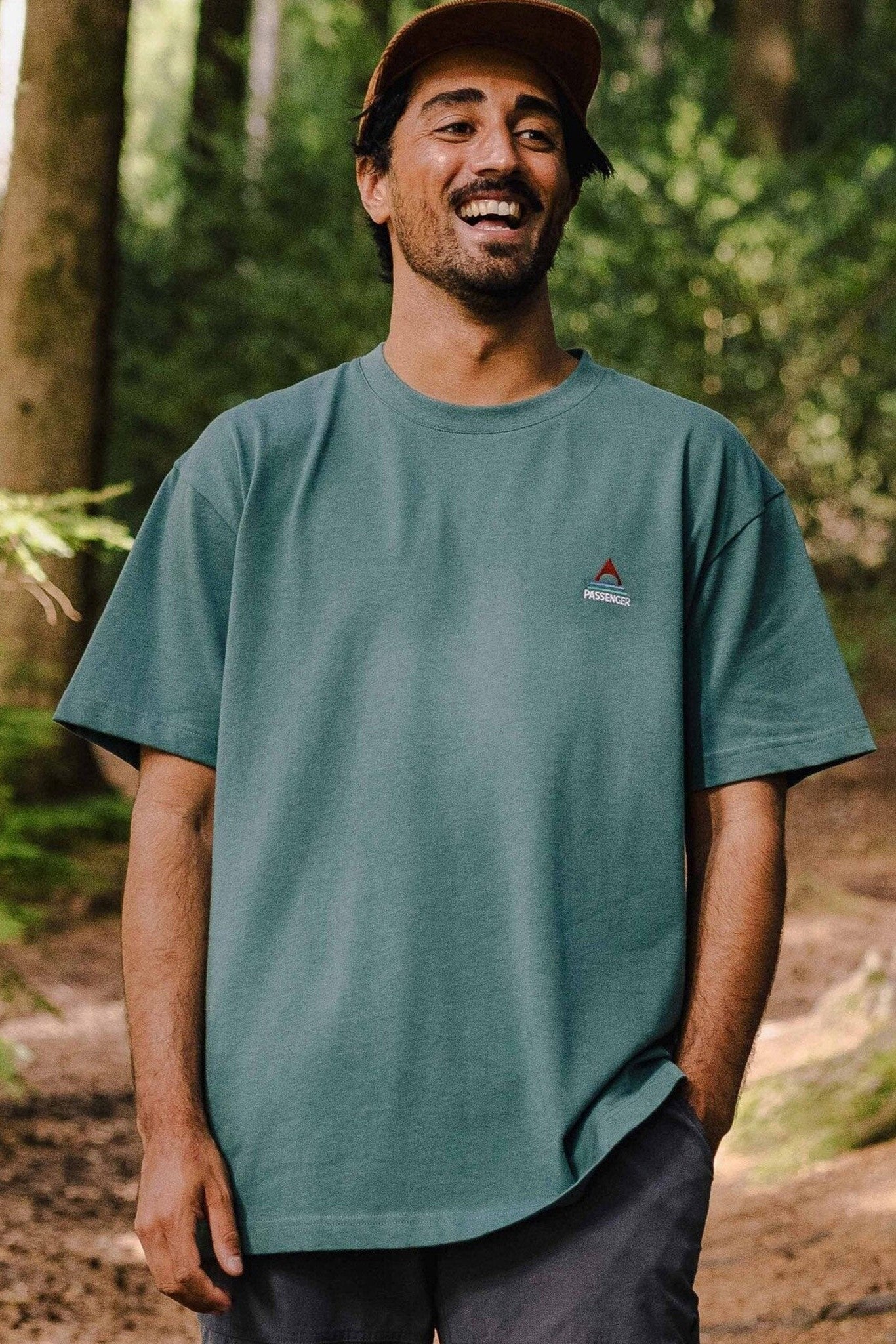 PASSENGER - Vita Organic Relaxed Fit T-Shirt - Deep Ocean - BACKYARD