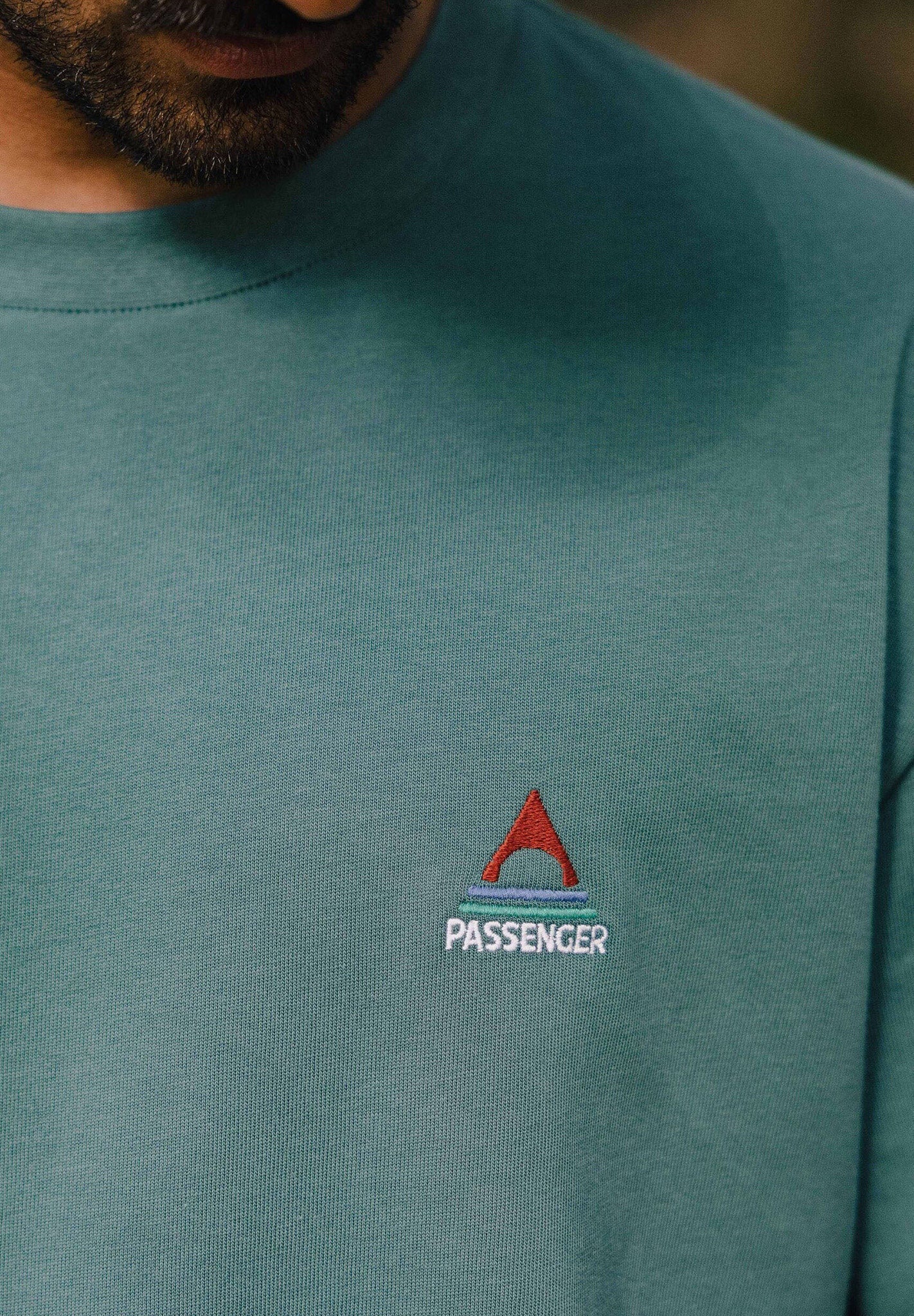 PASSENGER - Vita Organic Relaxed Fit T-Shirt - Deep Ocean - BACKYARD