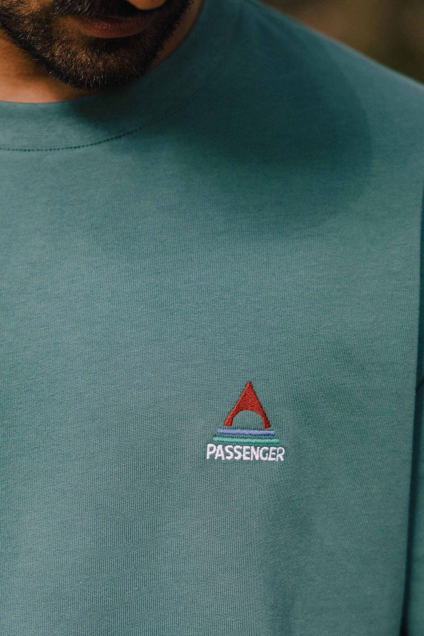PASSENGER - Vita Organic Relaxed Fit T-Shirt - Deep Ocean - BACKYARD