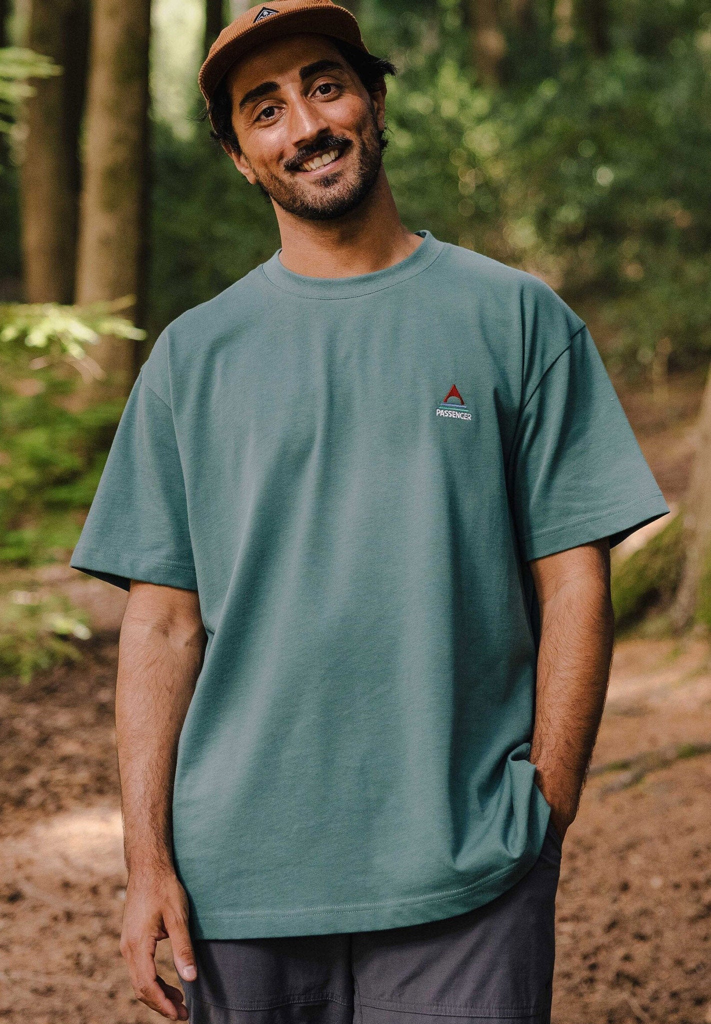 PASSENGER - Vita Organic Relaxed Fit T-Shirt - Deep Ocean - BACKYARD