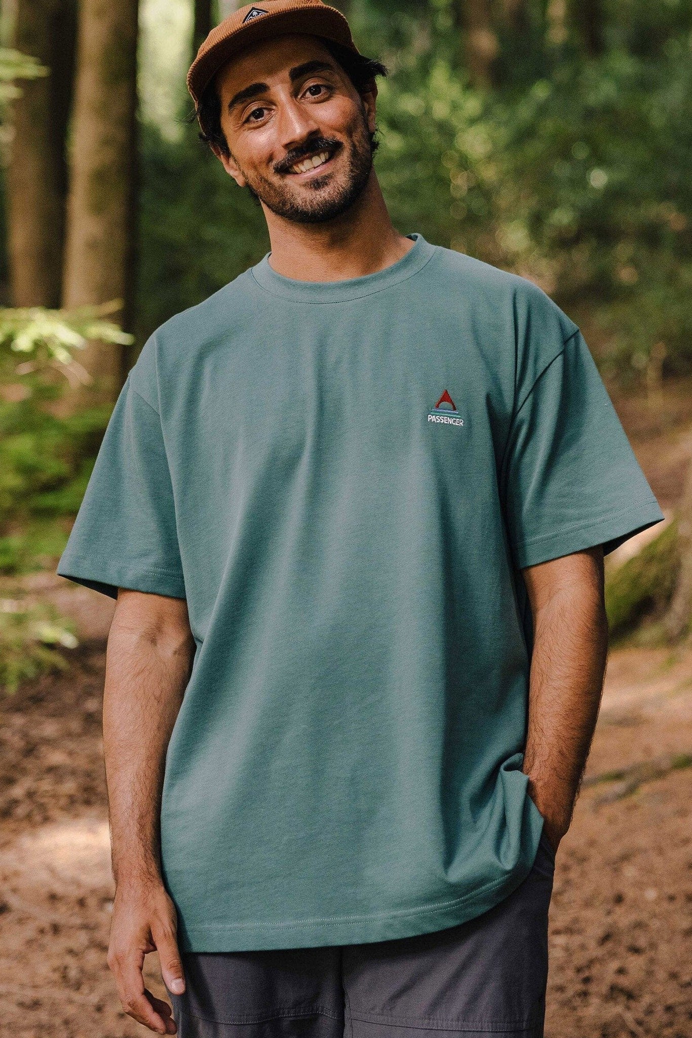 PASSENGER - Vita Organic Relaxed Fit T-Shirt - Deep Ocean - BACKYARD