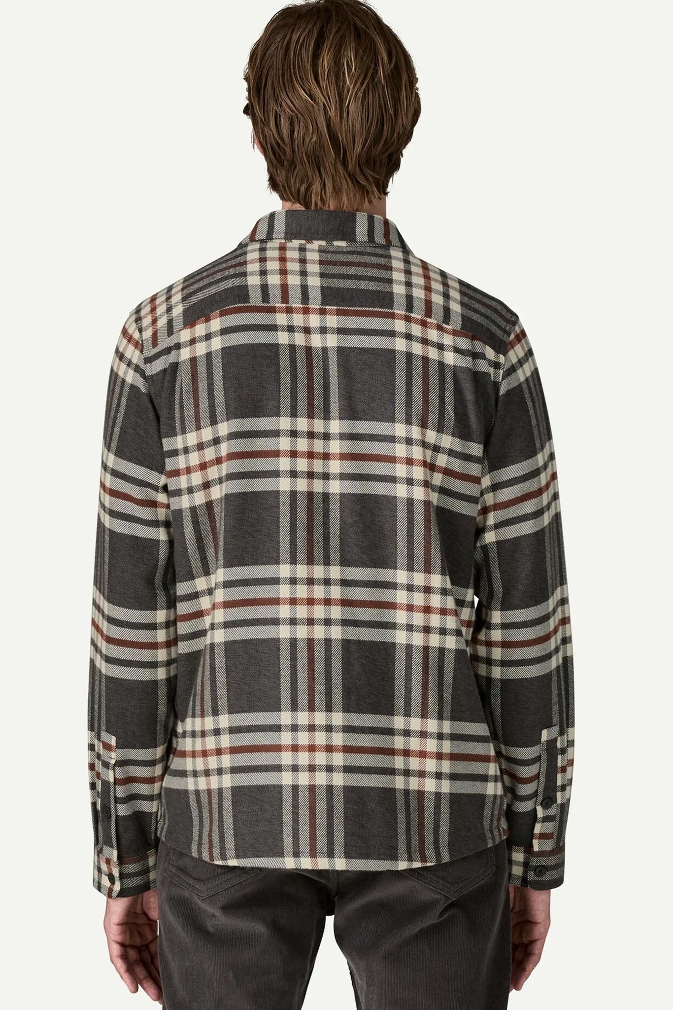 PATAGONIA - Men's Fjord Flannel Shirt - Catch: Ink Black - BACKYARD