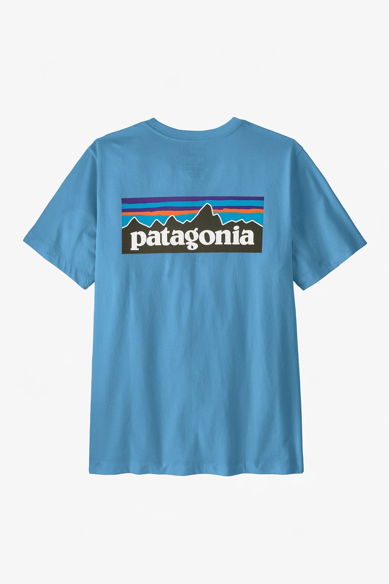 PATAGONIA - Men's P - 6 Logo T-Shirt - Shore Blue - BACKYARD