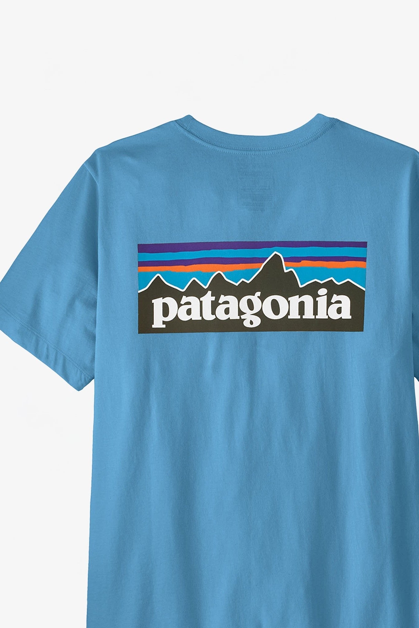 PATAGONIA - Men's P - 6 Logo T-Shirt - Shore Blue - BACKYARD