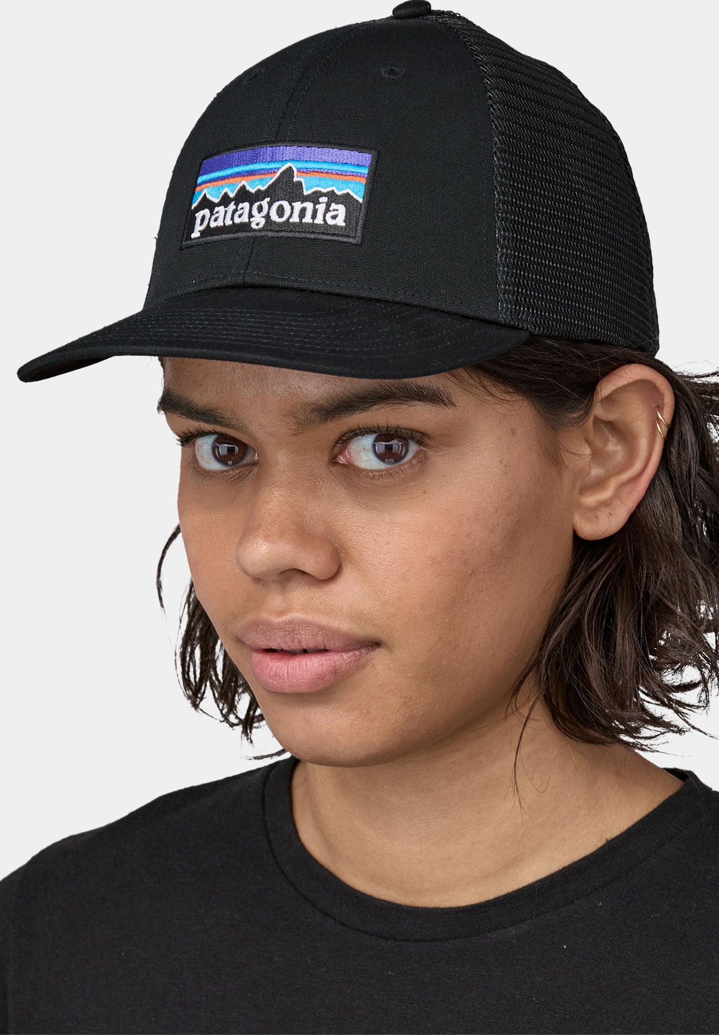 PATAGONIA - P - 6 Logo LoPro Trucker Hat - Black - BACKYARD