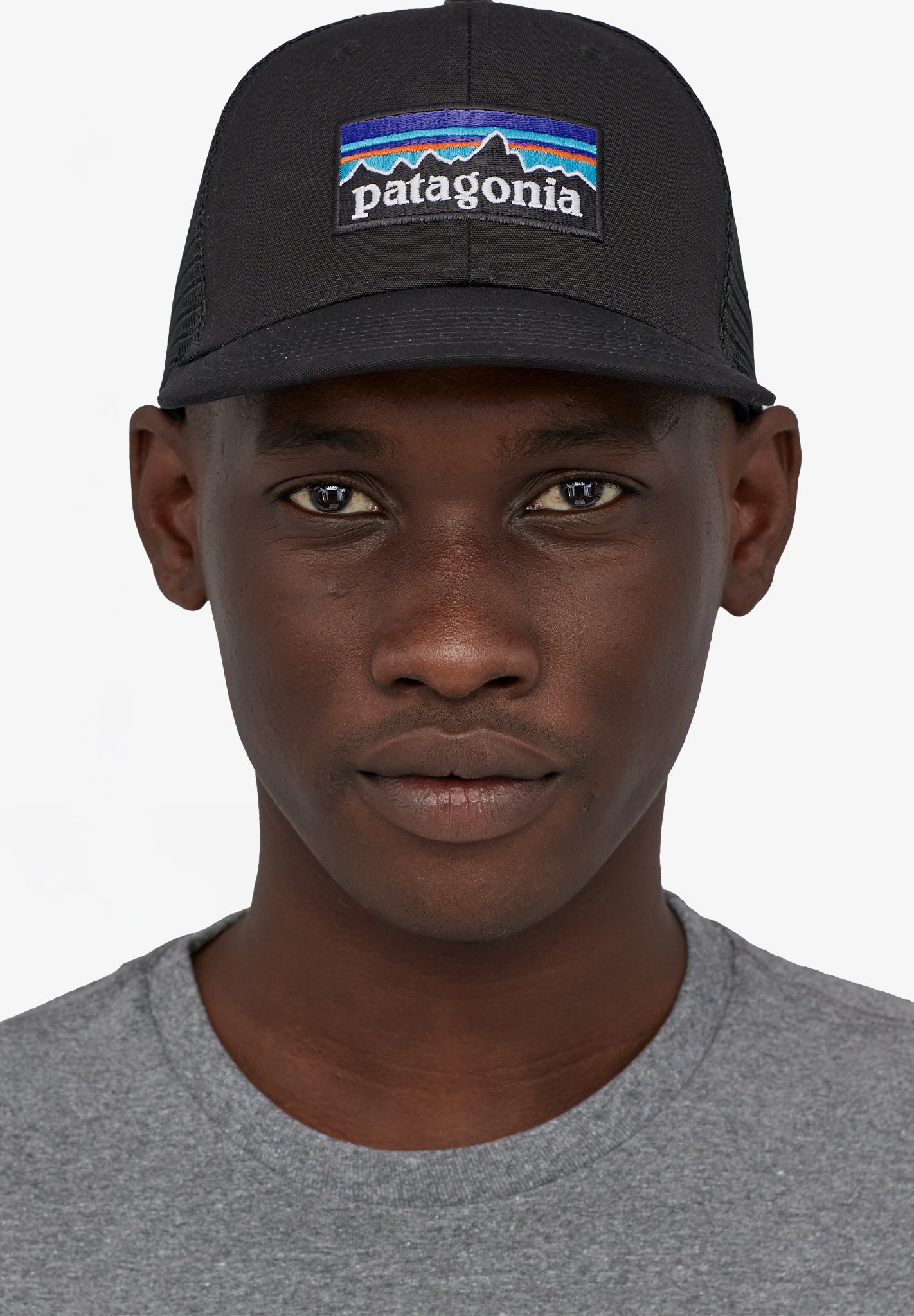 PATAGONIA - P - 6 Logo Trucker Hat - Black - BACKYARD