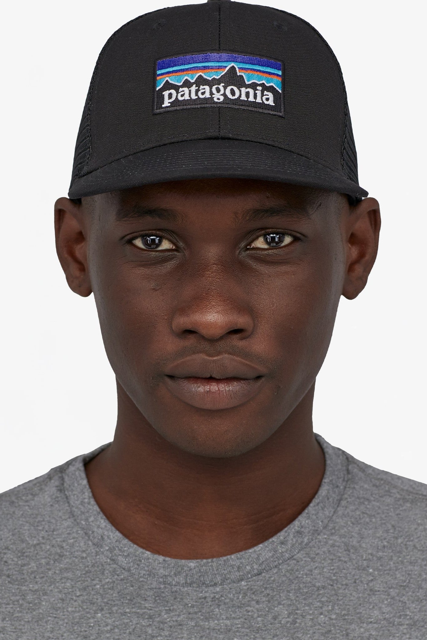 PATAGONIA - P - 6 Logo Trucker Hat - Black - BACKYARD