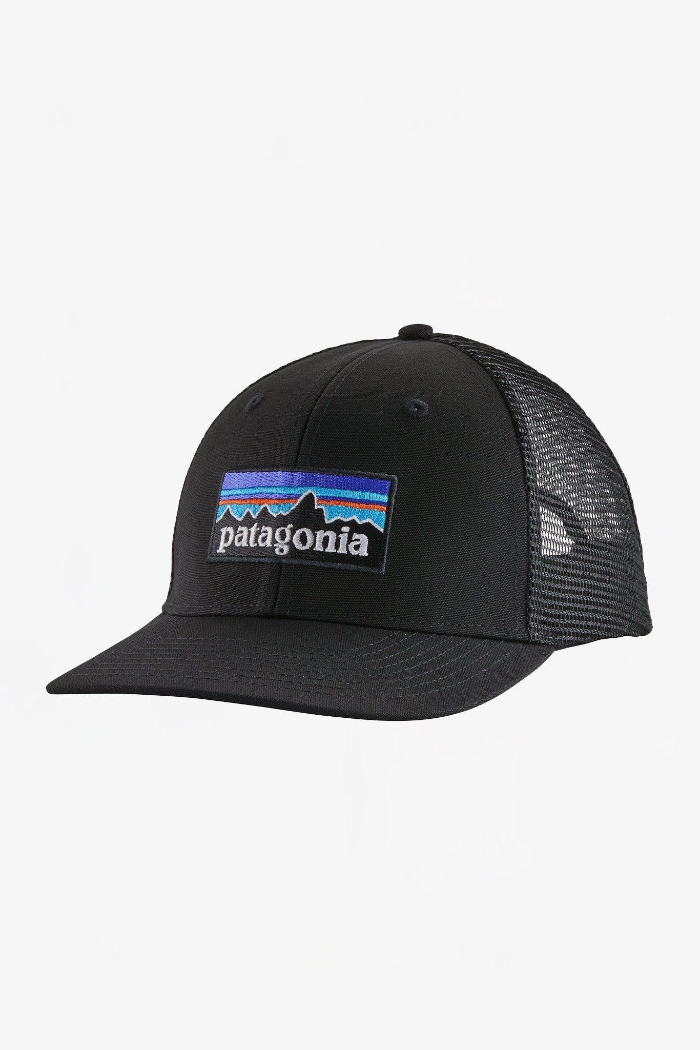PATAGONIA - P - 6 Logo Trucker Hat - Black - BACKYARD