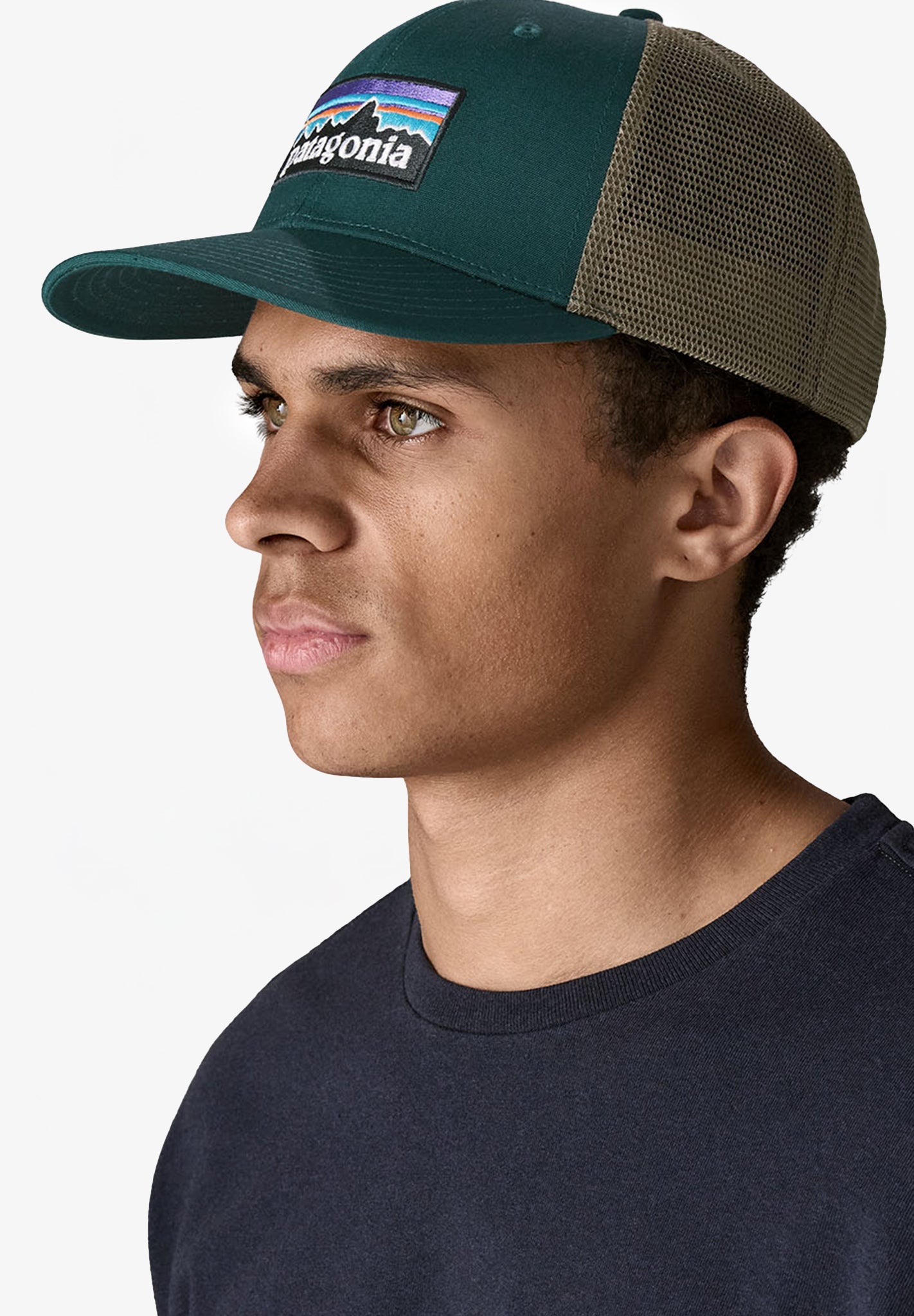 PATAGONIA - P - 6 Logo Trucker Hat - Cascade Green - BACKYARD