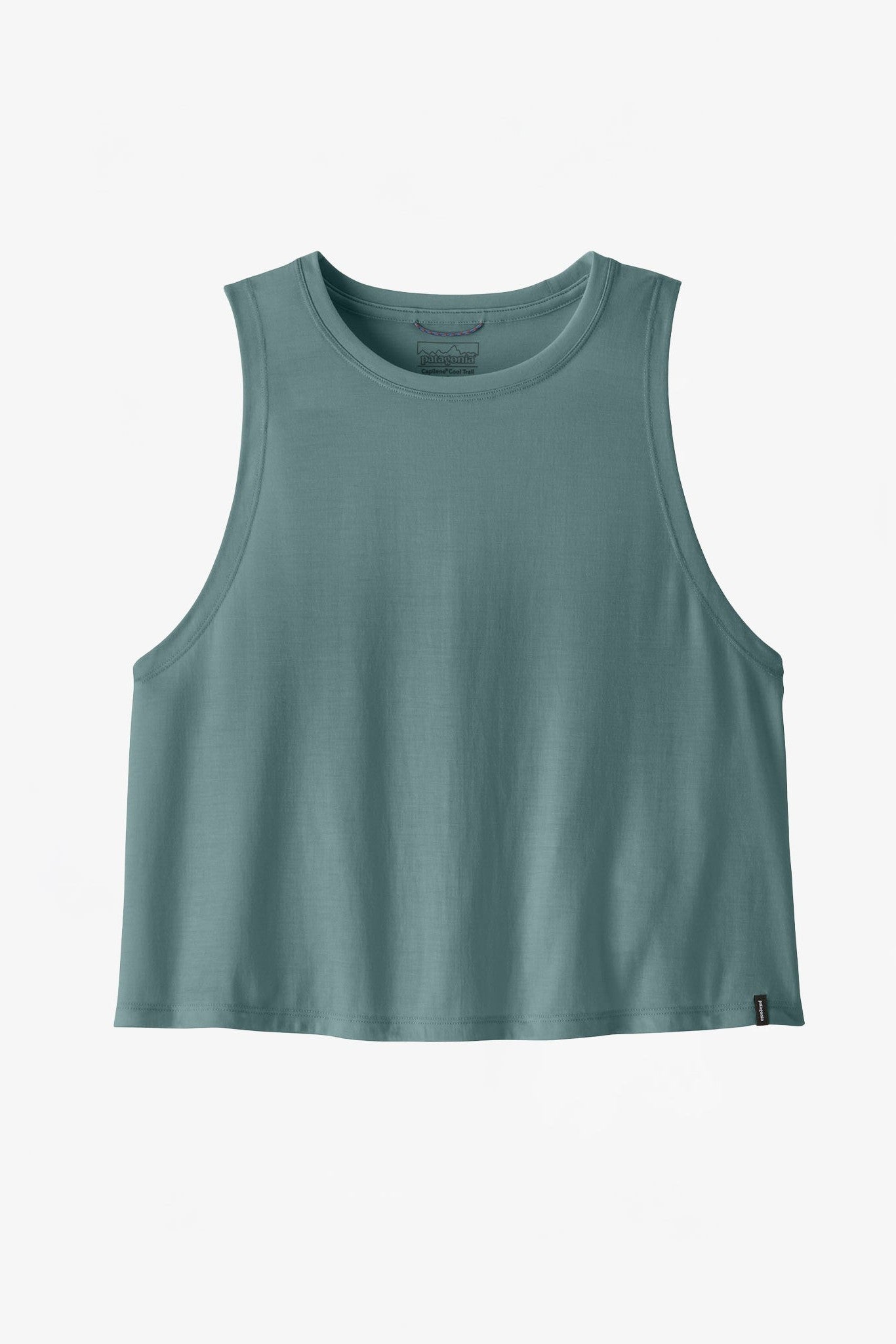 PATAGONIA - Women's Cap Cool Trail Cropped Tank - Blue Sage - BACKYARD