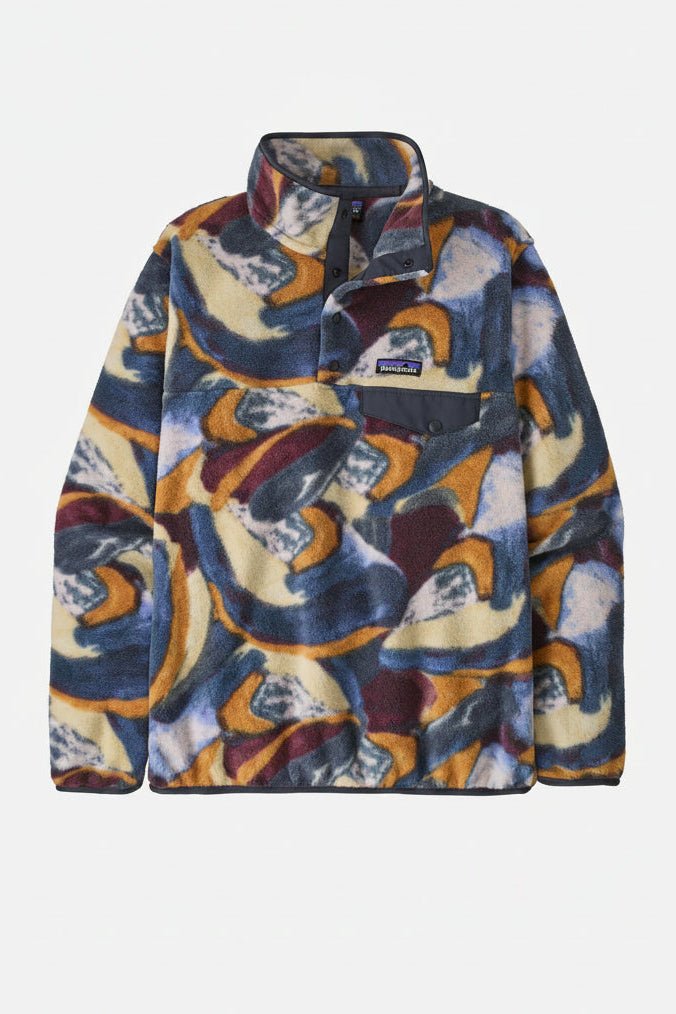 PATAGONIA-Women's Lightweight Synchilla Snap-T Pullover-Smudge: Smolder Blue-BACKYARD
