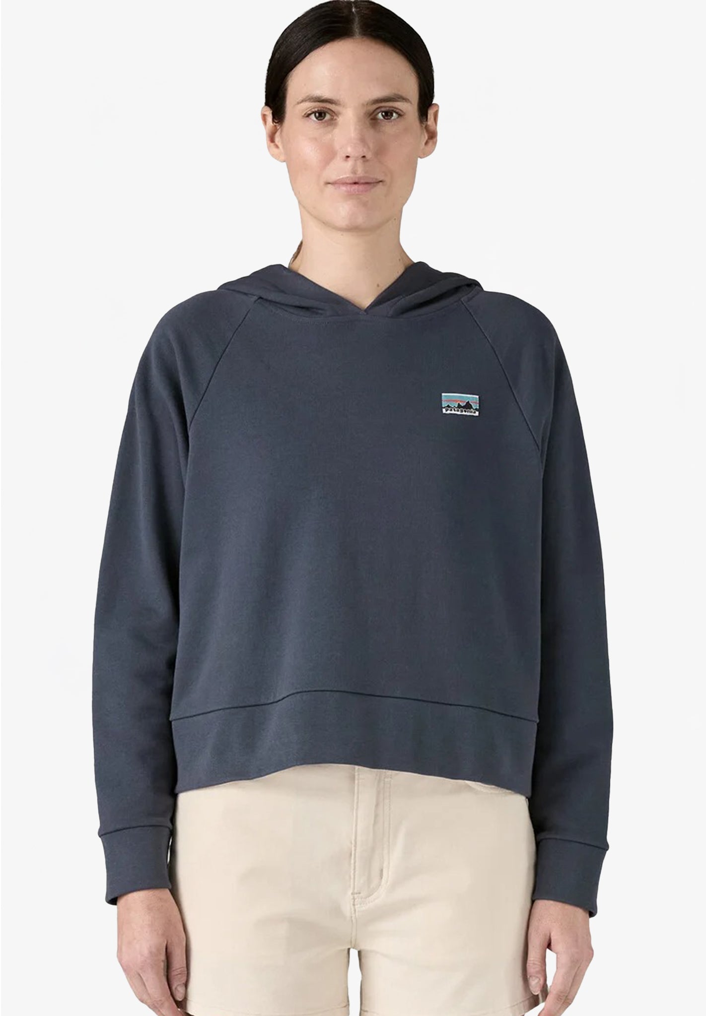 PATAGONIA - Women's Regenerative Organic Certified Cotton Essential Hoody - Smolder Blue - BACKYARD