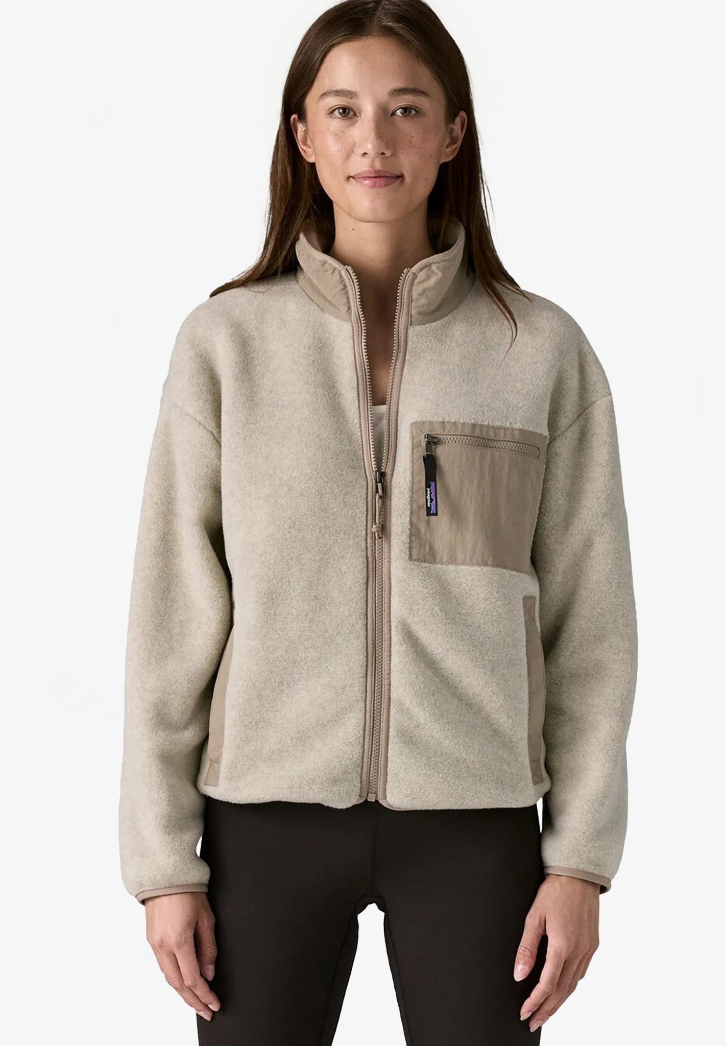 PATAGONIA - Women's Synchilla® Fleece Jacket - Soft Spirea: Dried Vanilla - BACKYARD