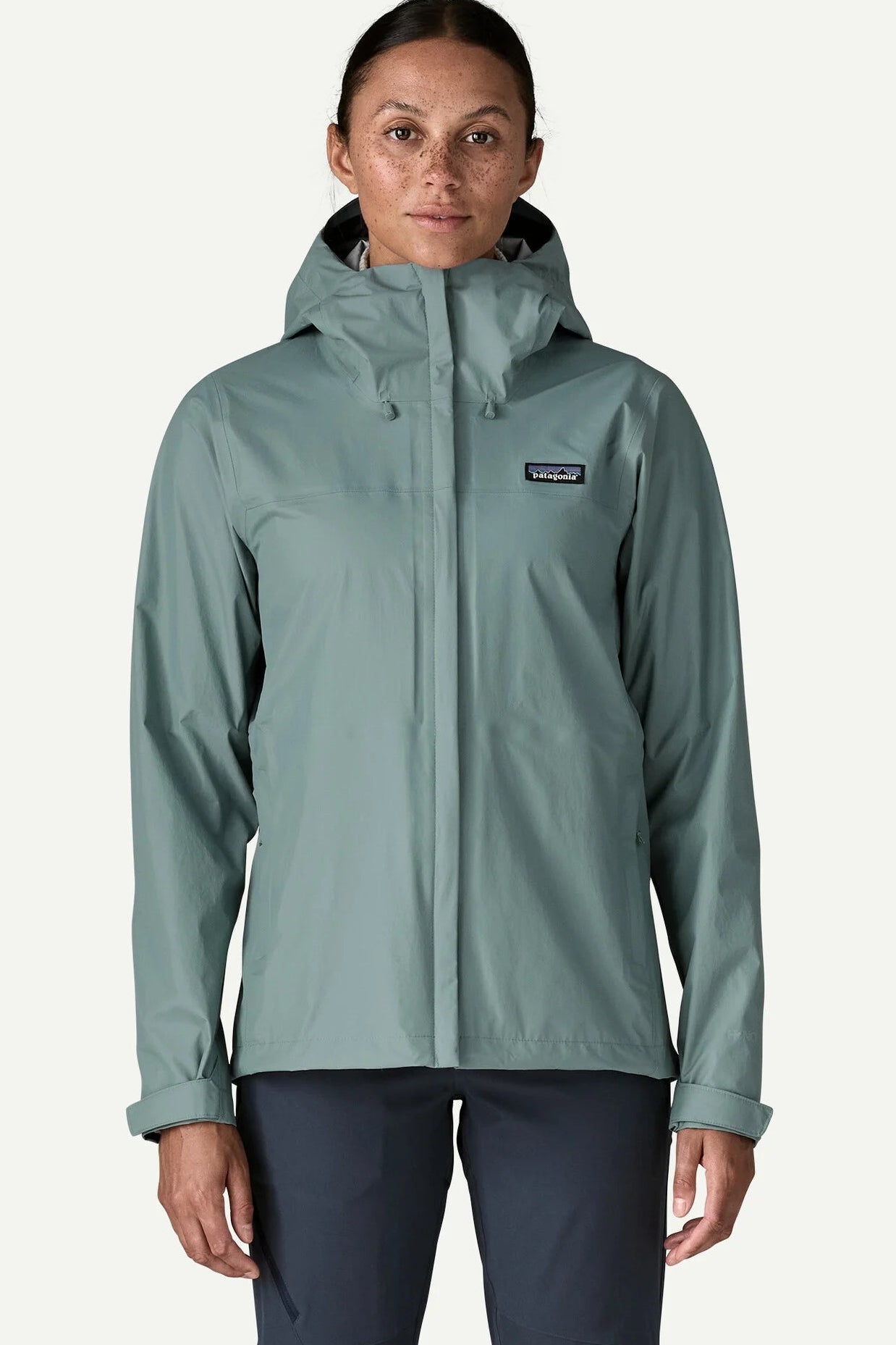 PATAGONIA-Women's Torrentshell 3L Rain Jacket-Blue Sage-BACKYARD