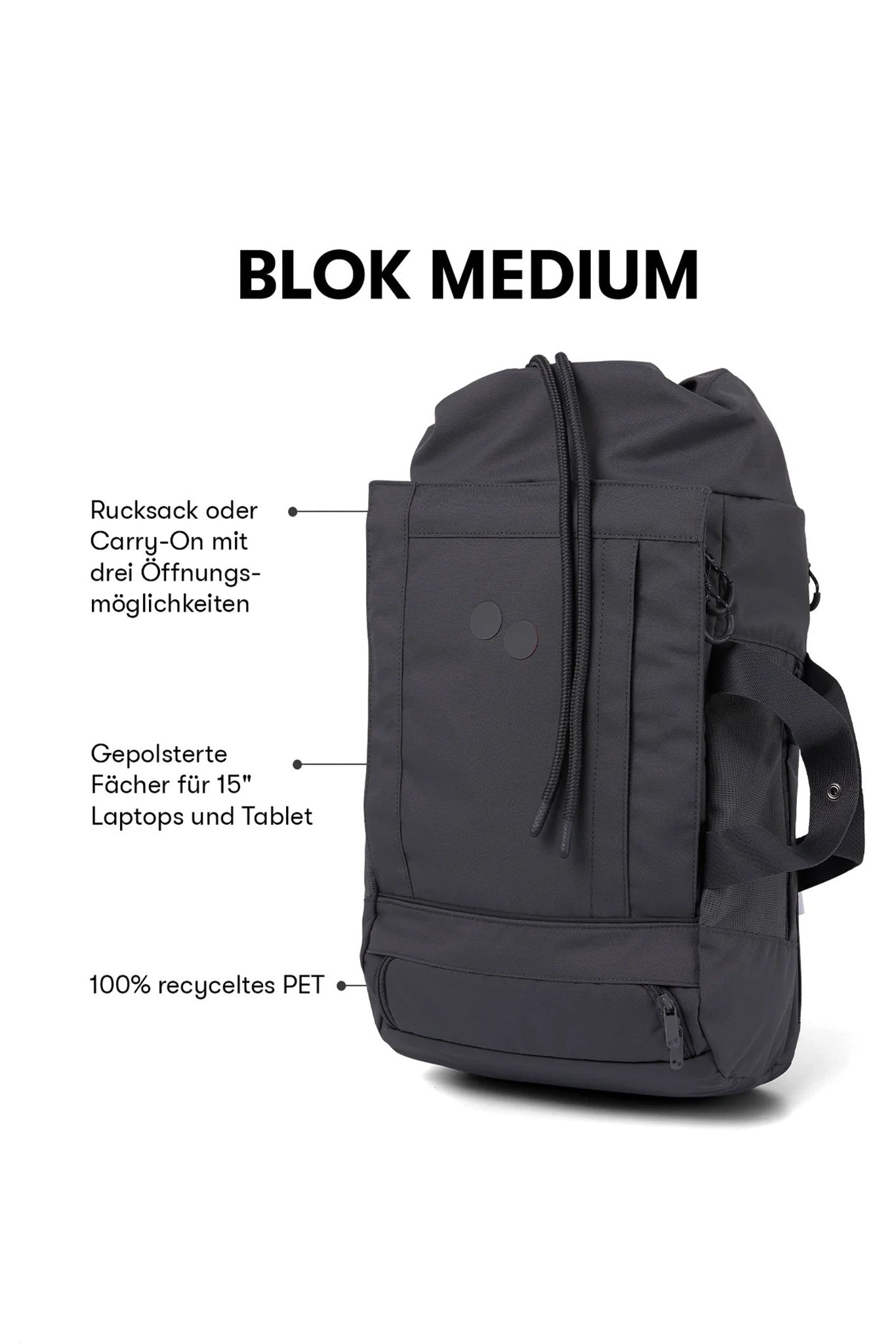 PINQPONQ - Blok Medium - Deep Anthra - BACKYARD