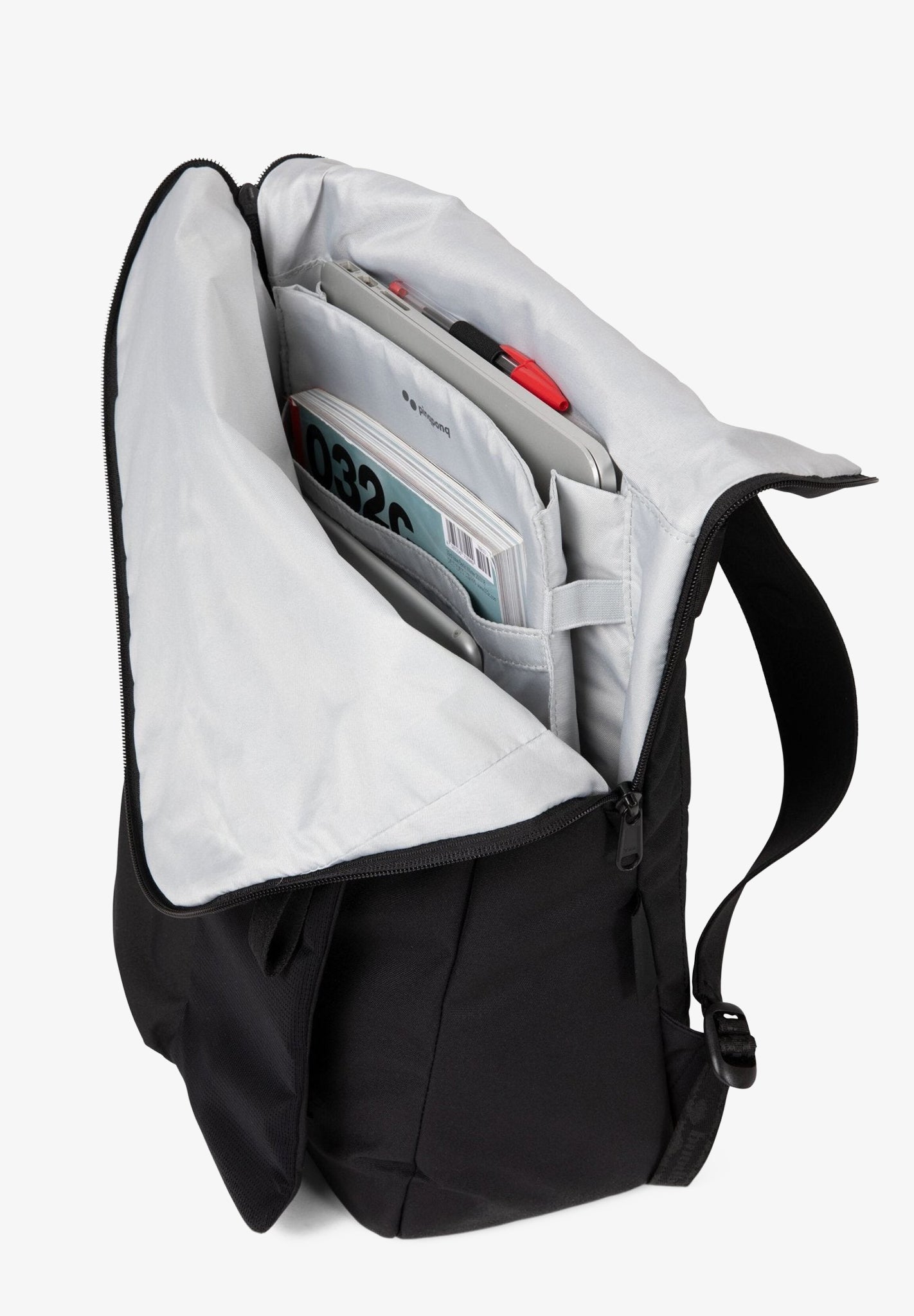 PINQPONQ - Klak Rolltop - Construct Black - BACKYARD