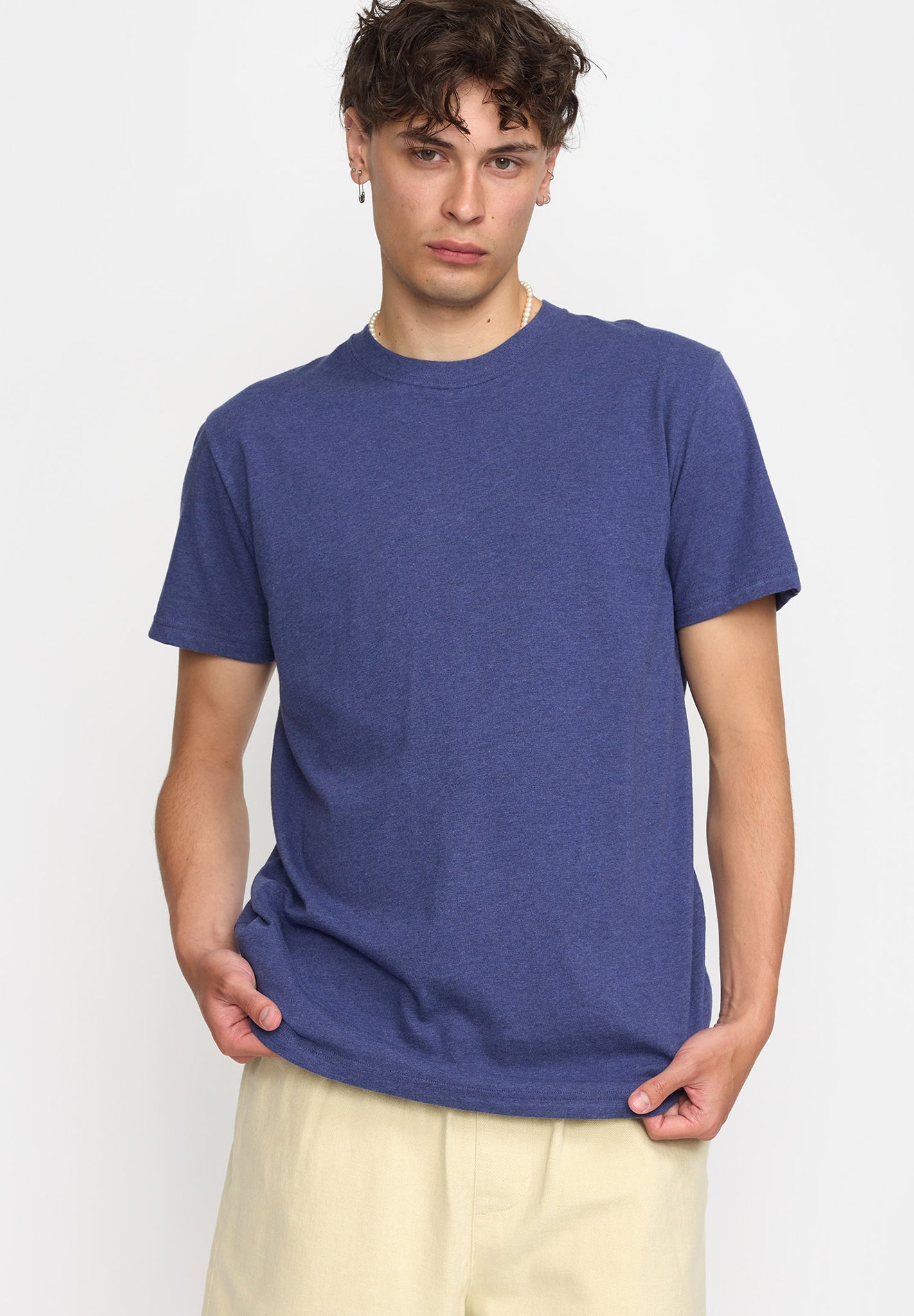 REVOLUTION - 1051 Regular T-Shirt - Purple - BACKYARD