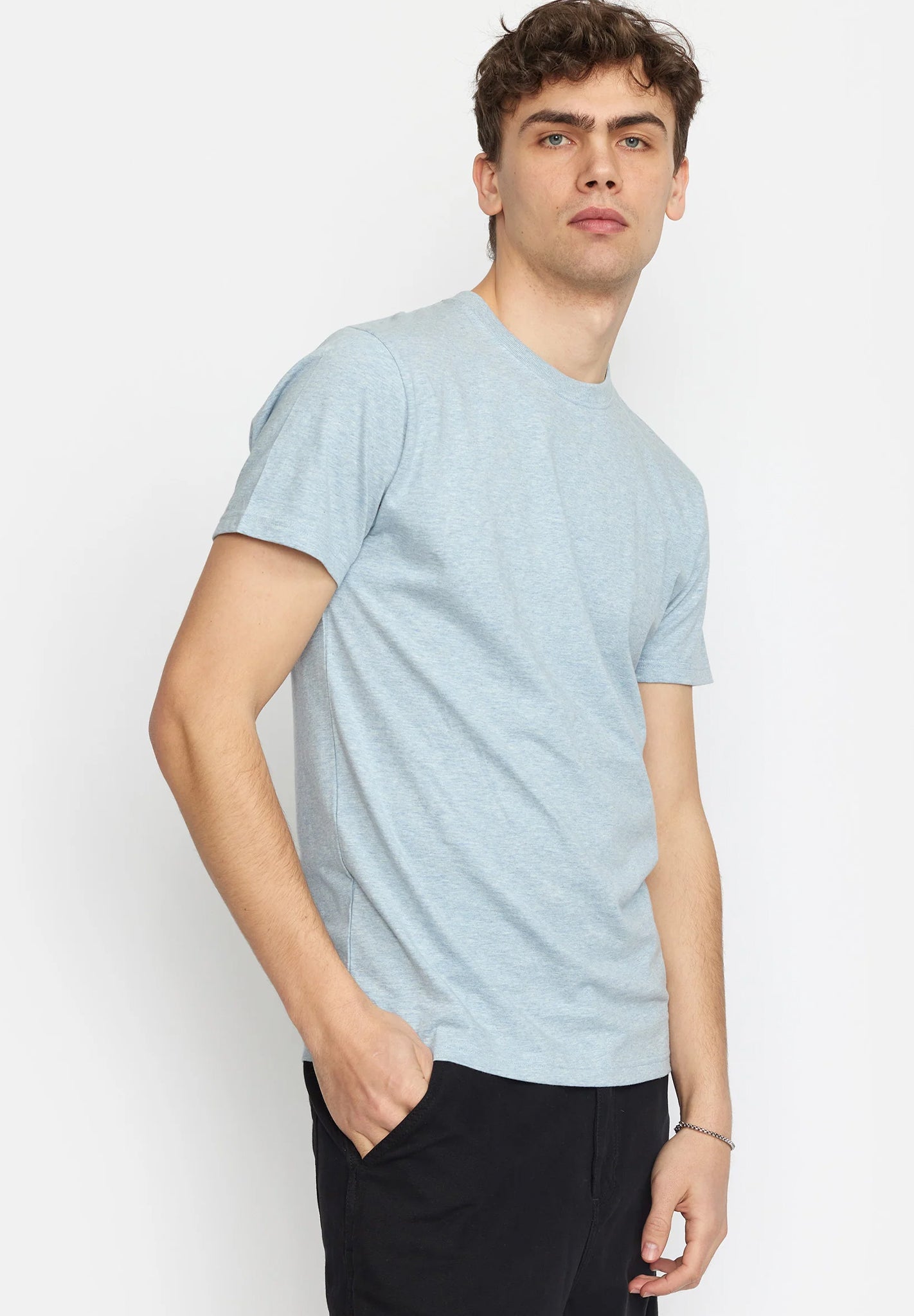 REVOLUTION - 1051 Regular T-Shirt - Lightblue - BACKYARD