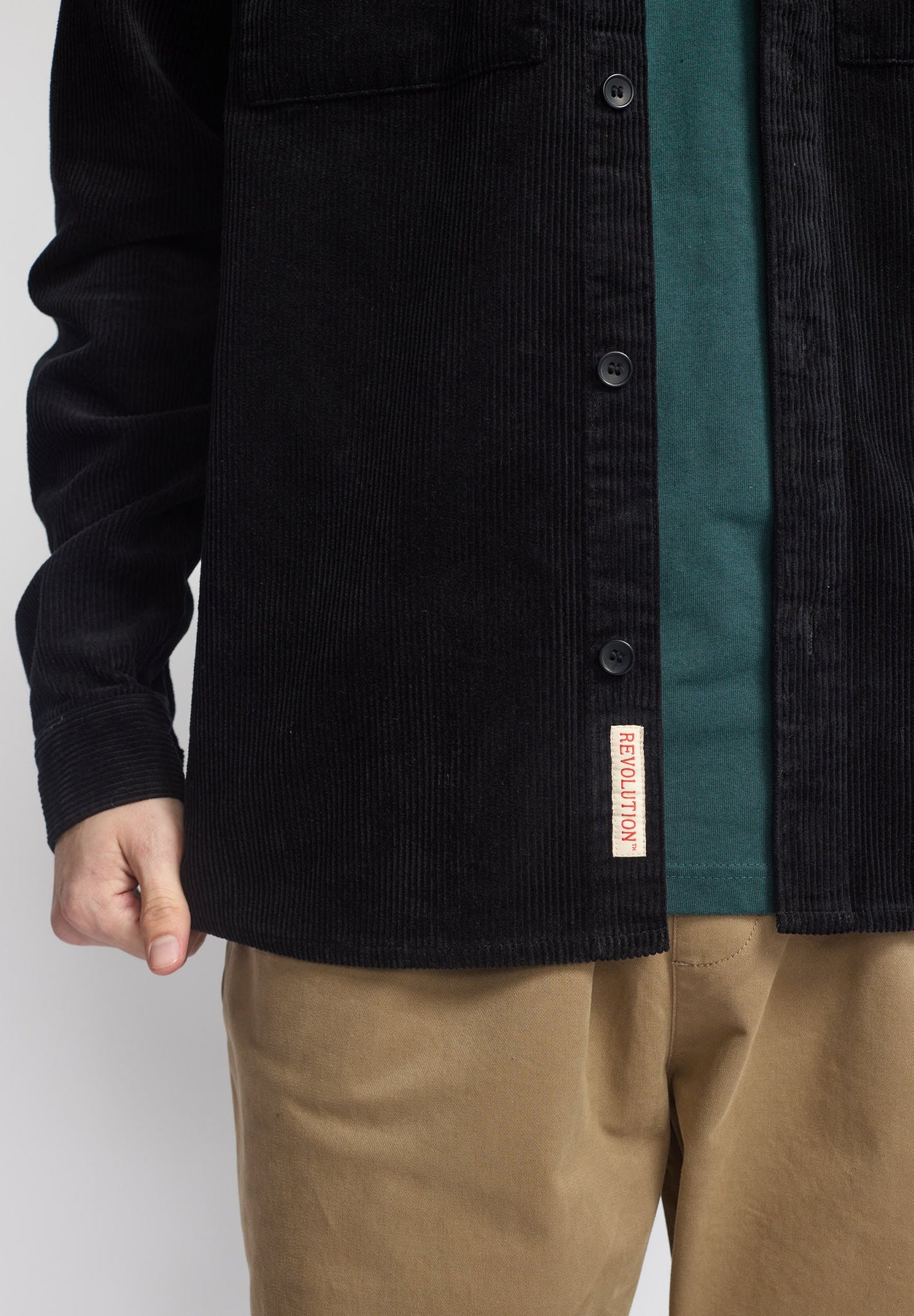 REVOLUTION - 3776 Utility Overshirt - Black - BACKYARD