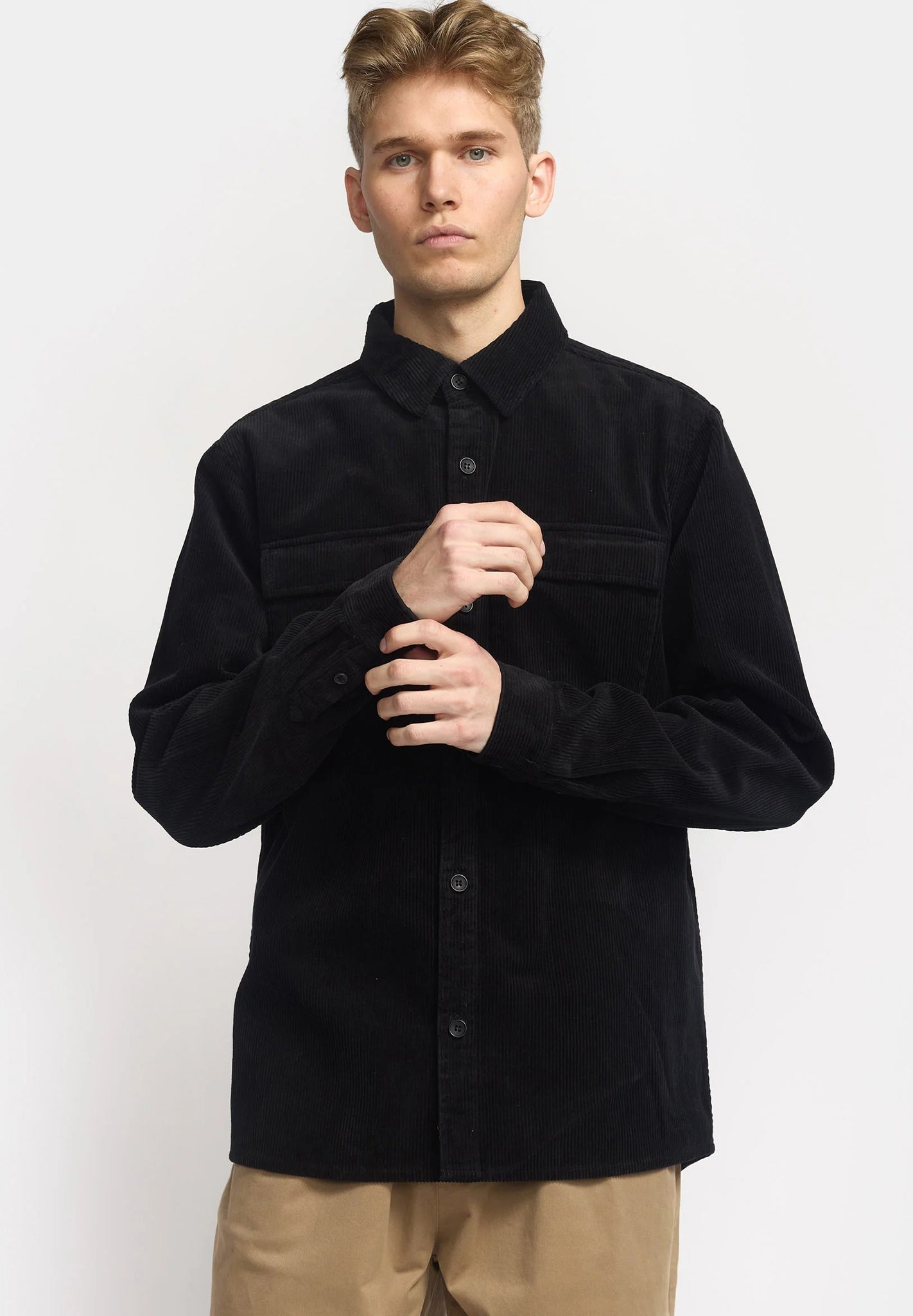 REVOLUTION - 3776 Utility Overshirt - Black - BACKYARD