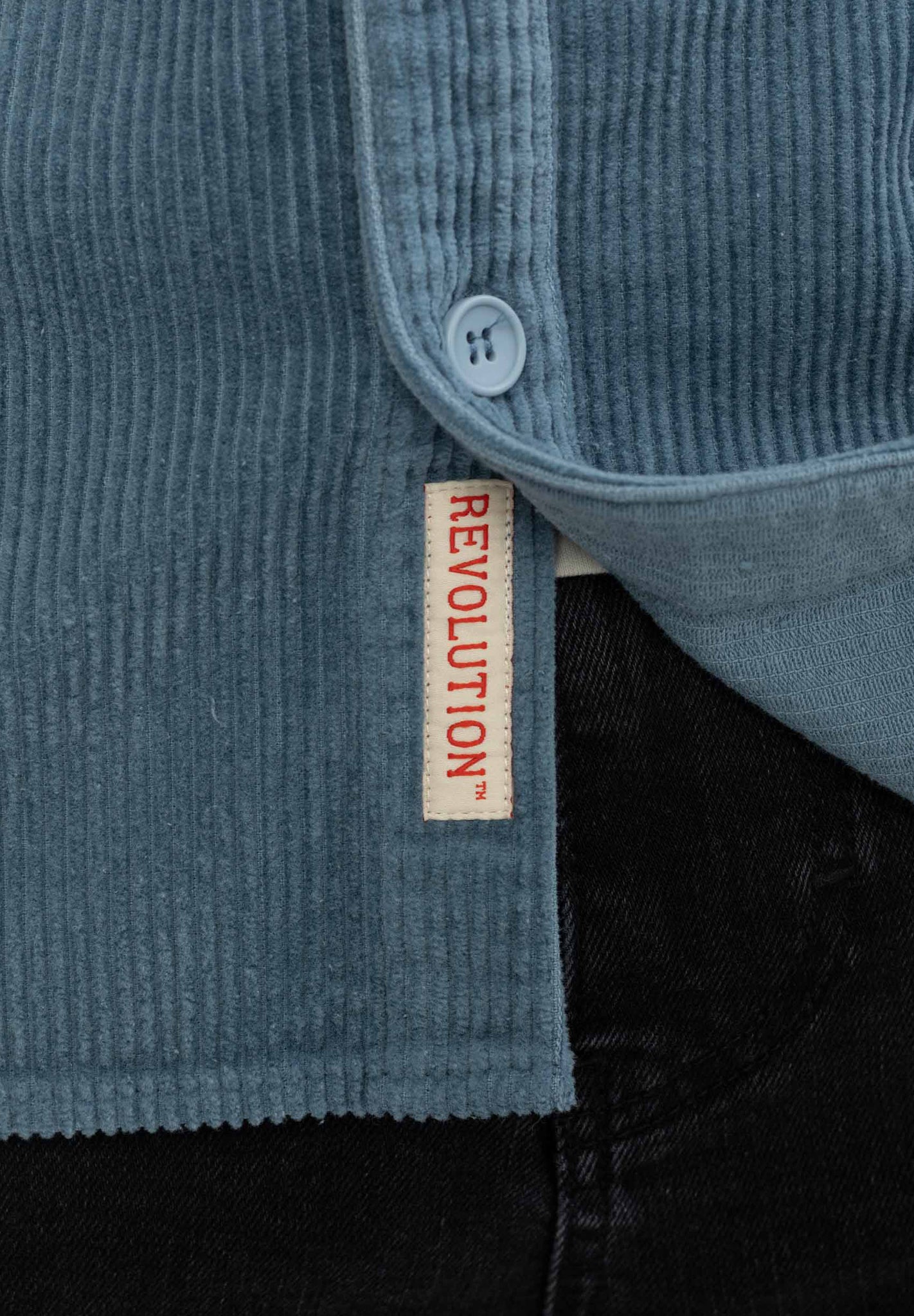 REVOLUTION - 3776 Utility Overshirt - Dustblue - BACKYARD