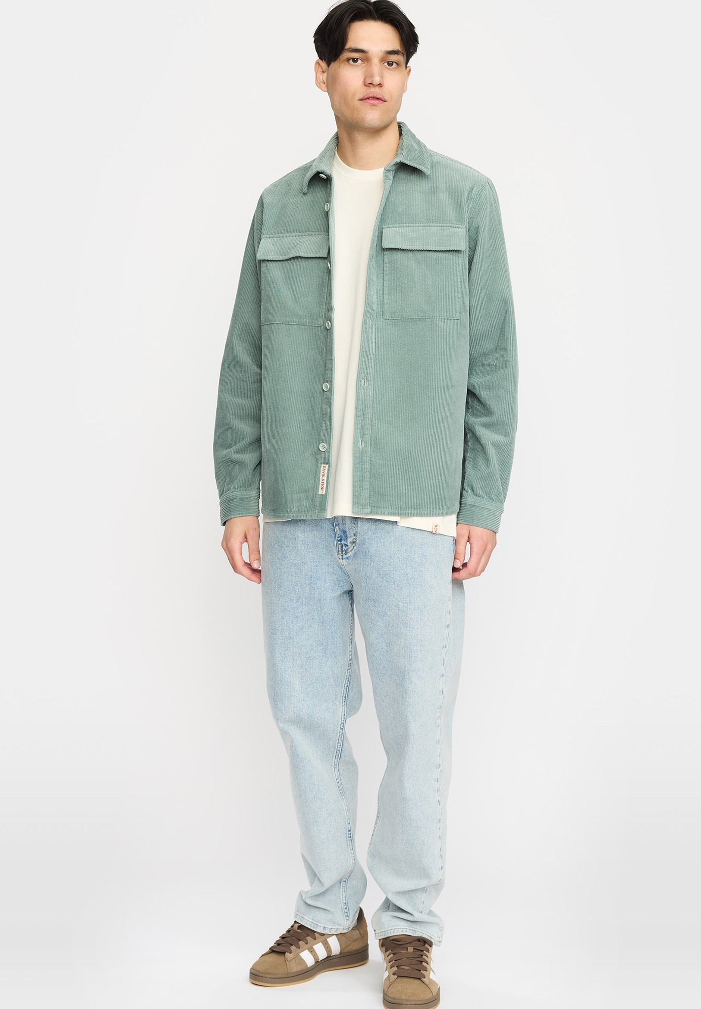 REVOLUTION - 3776 Utility Overshirt - Dustmint - BACKYARD