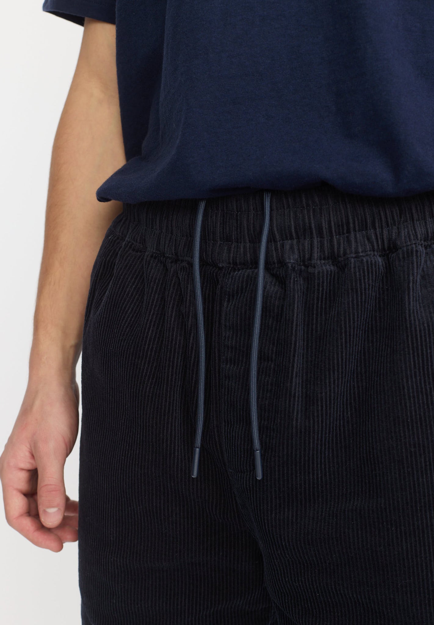 REVOLUTION - 4053 Long Casual Shorts - Navy - BACKYARD