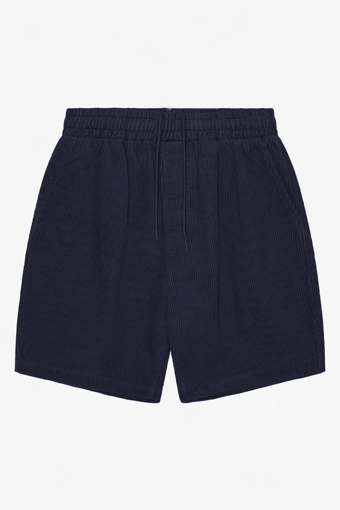 REVOLUTION-4053 Long Casual Shorts-Navy-BACKYARD
