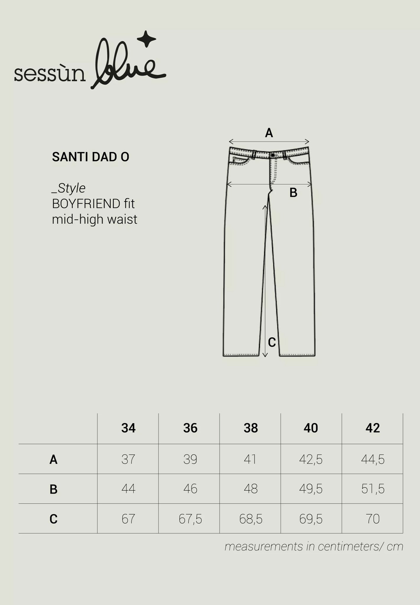 SESSUN - Santi Dad O - Vintage Blue - BACKYARD